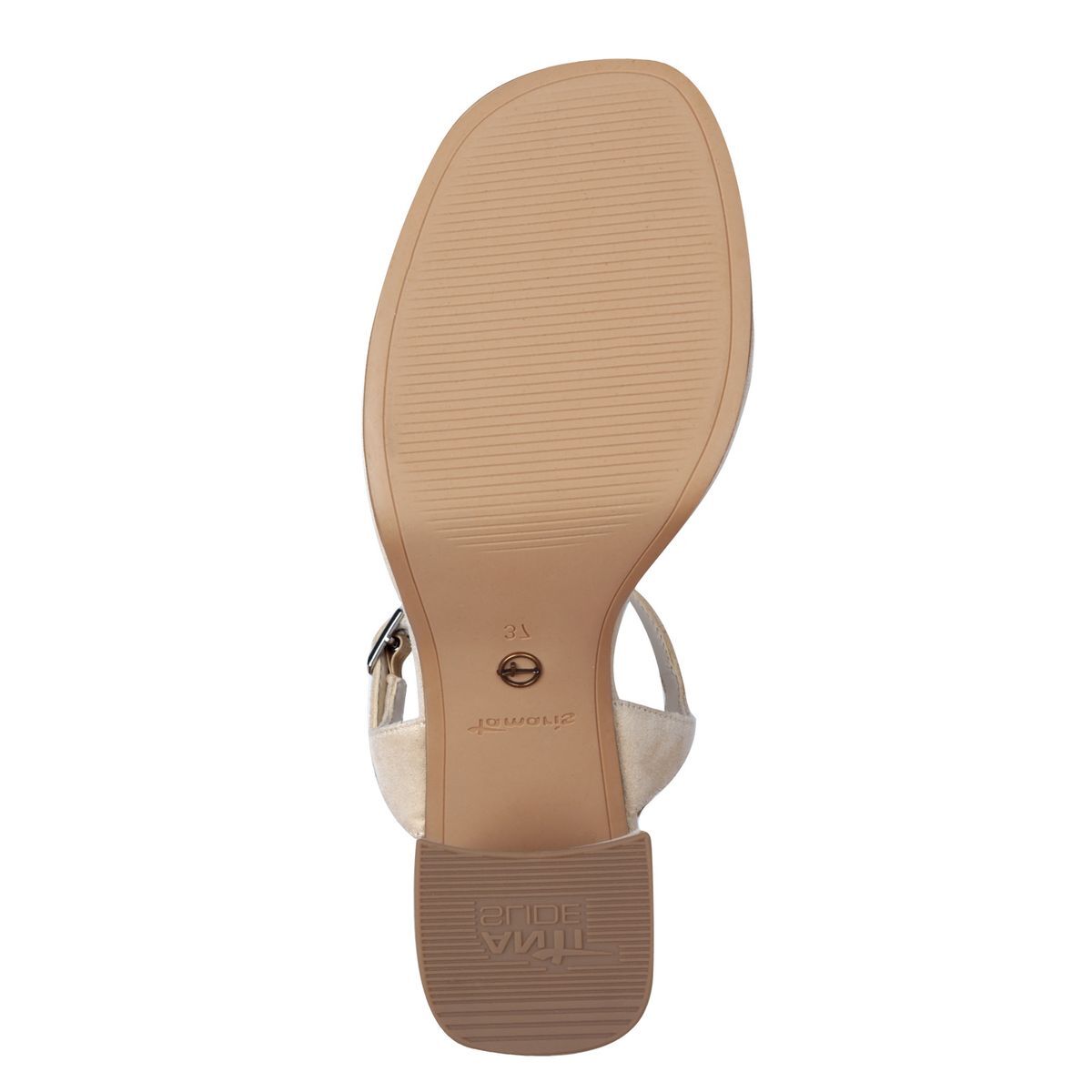 Sandales à talon beige nude, TAMARIS