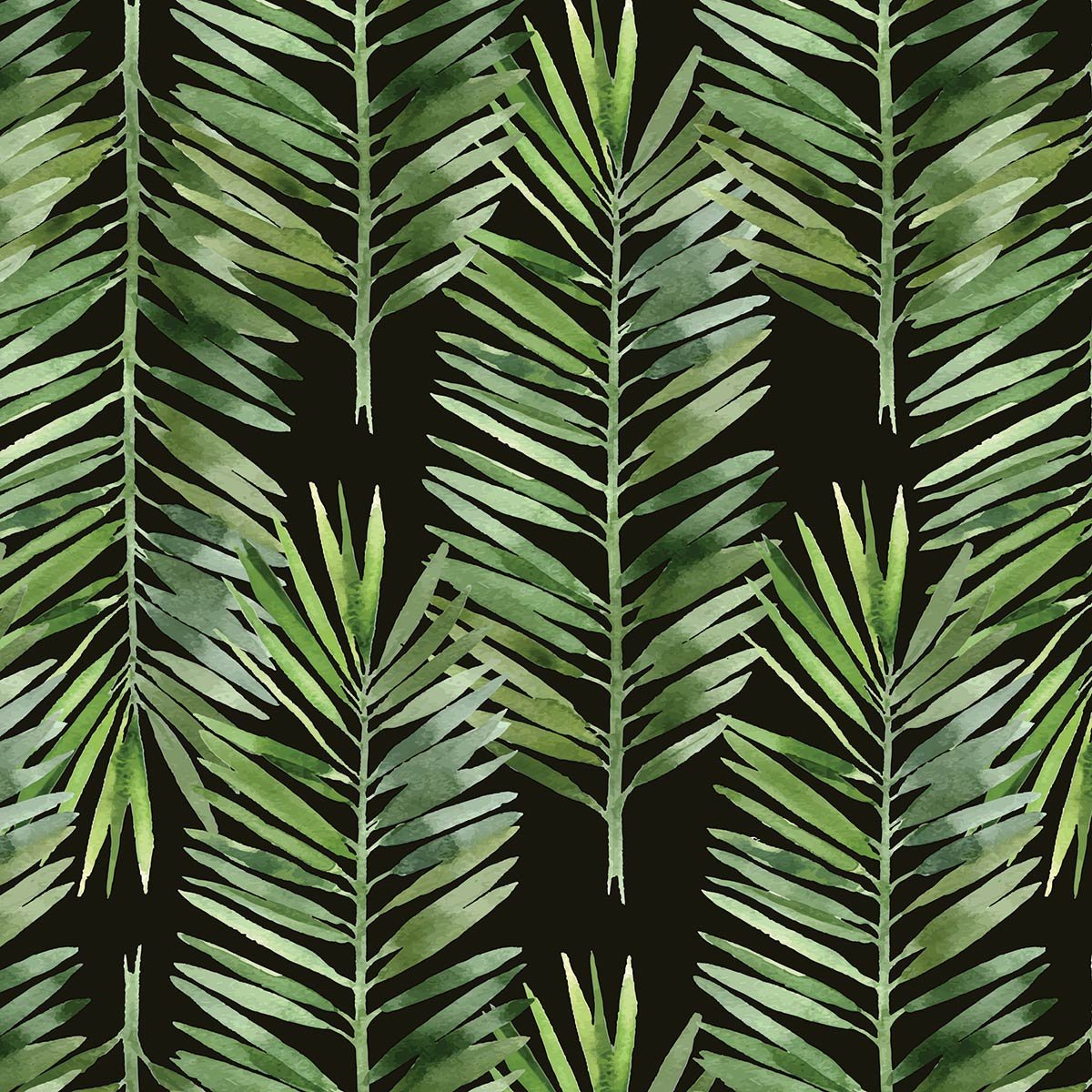 Papier peint feuilles de palmier intissé, HEXOA
