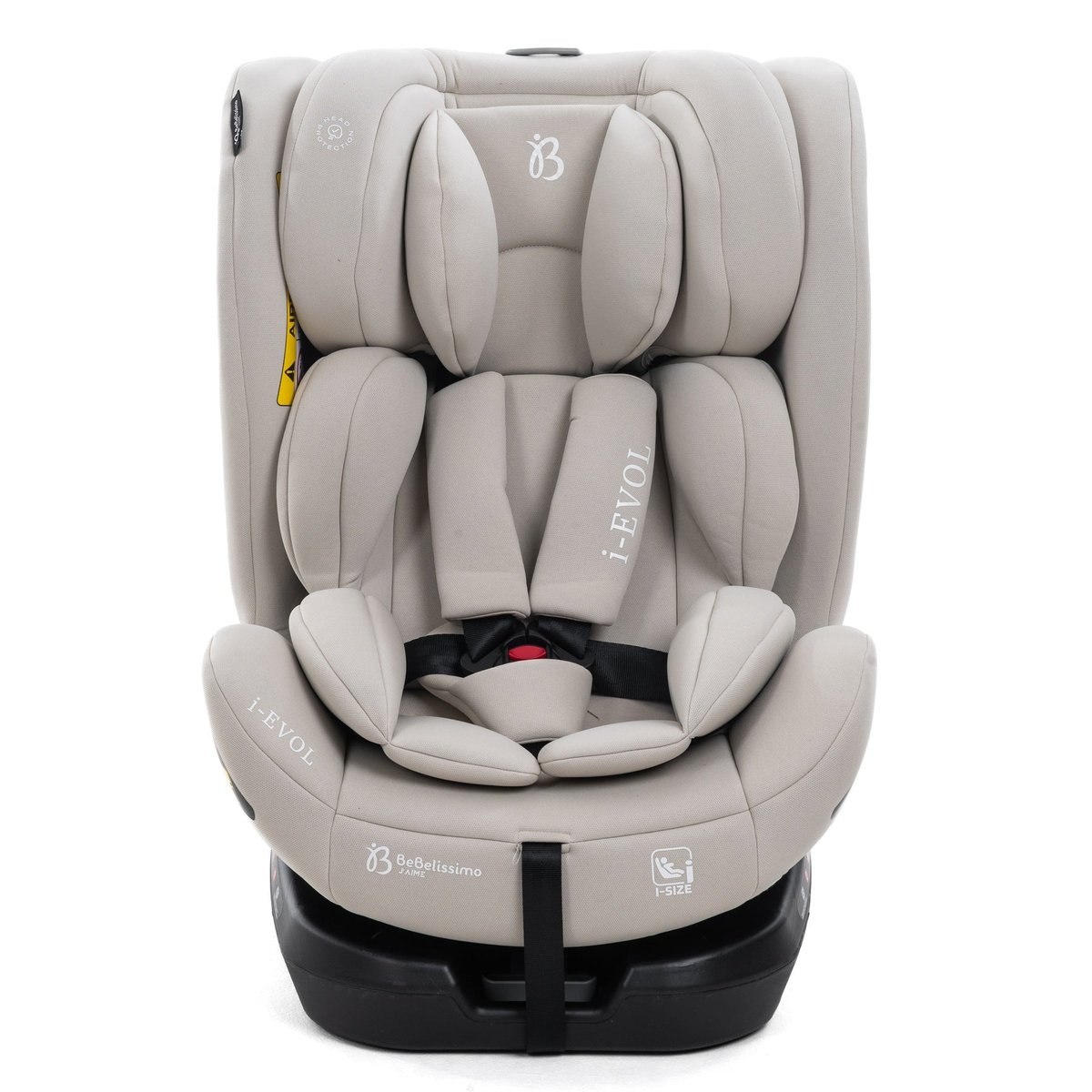 Siège auto Isofix - pivontant 360 ° - 40-150 cm - 0-36kg- i- Evol - beige couleur unique, BEBELISSIMO J'AIME