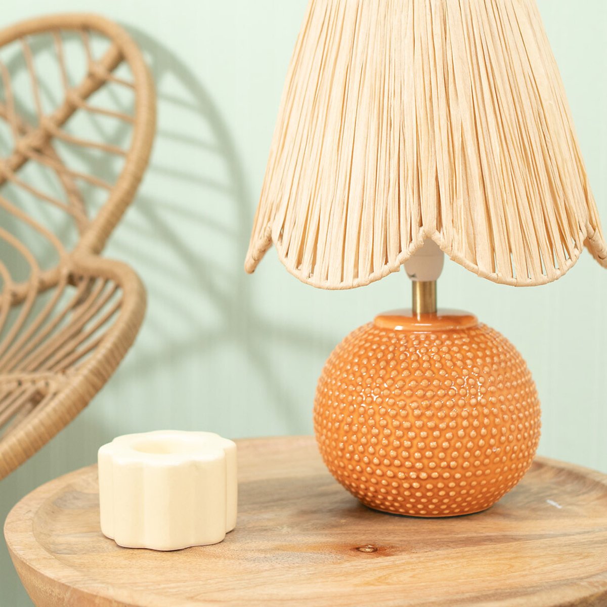 Sandy Ceramic Table Lamp orange, SO'HOME