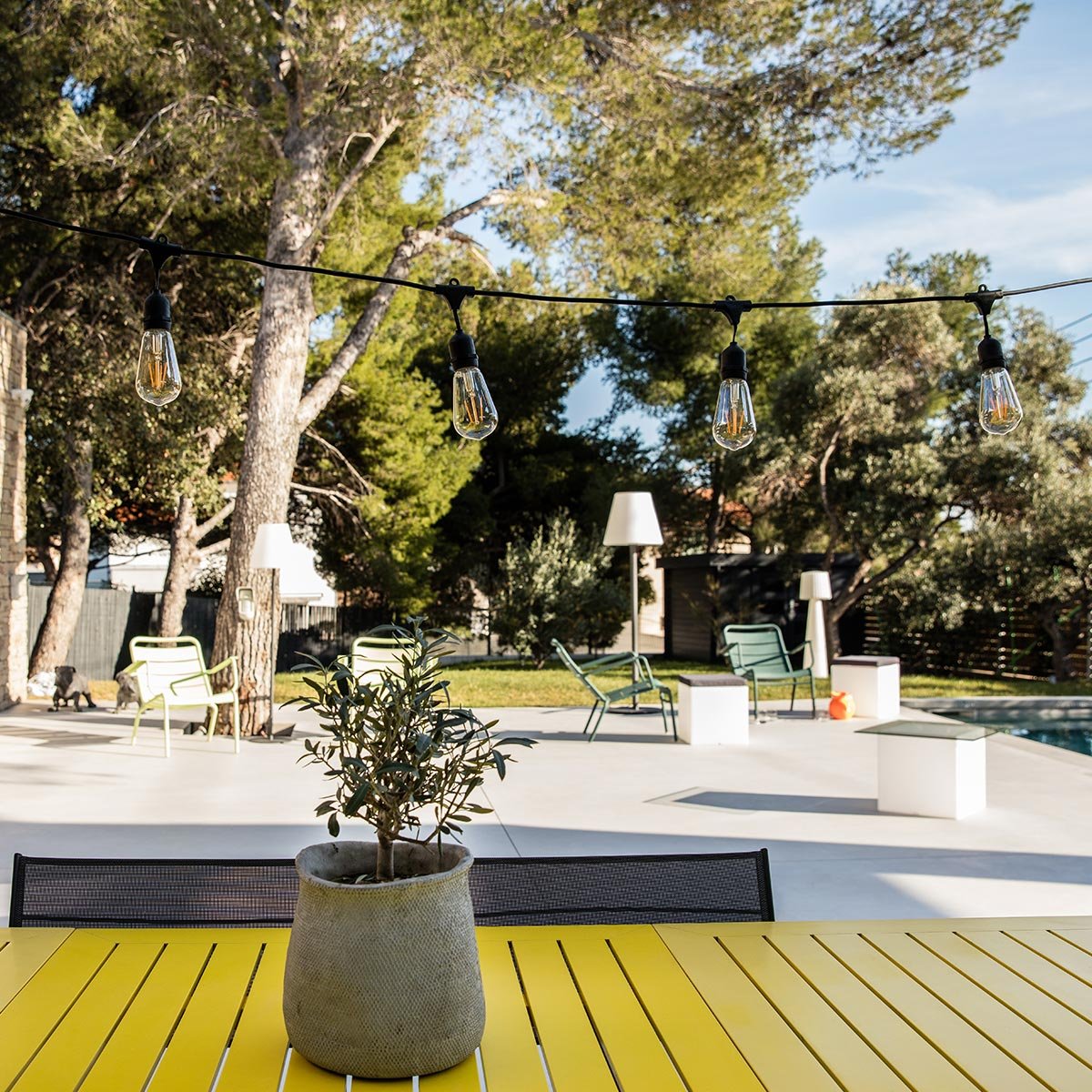Guirlande lumineuse E27 MAFY 20 noir, LUMISKY