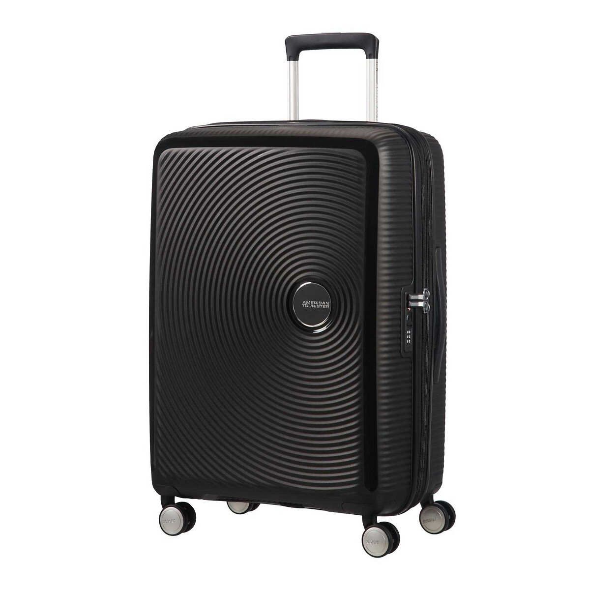 Mala de viagem média, 4 rodas, 67 cm, expansível, da American Tourister preto , AMERICAN TOURISTER