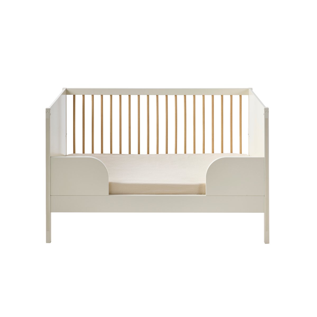 Lit Bébé évolutif 70x140cm LIGNE HERITAGE beige, VERTBAUDET