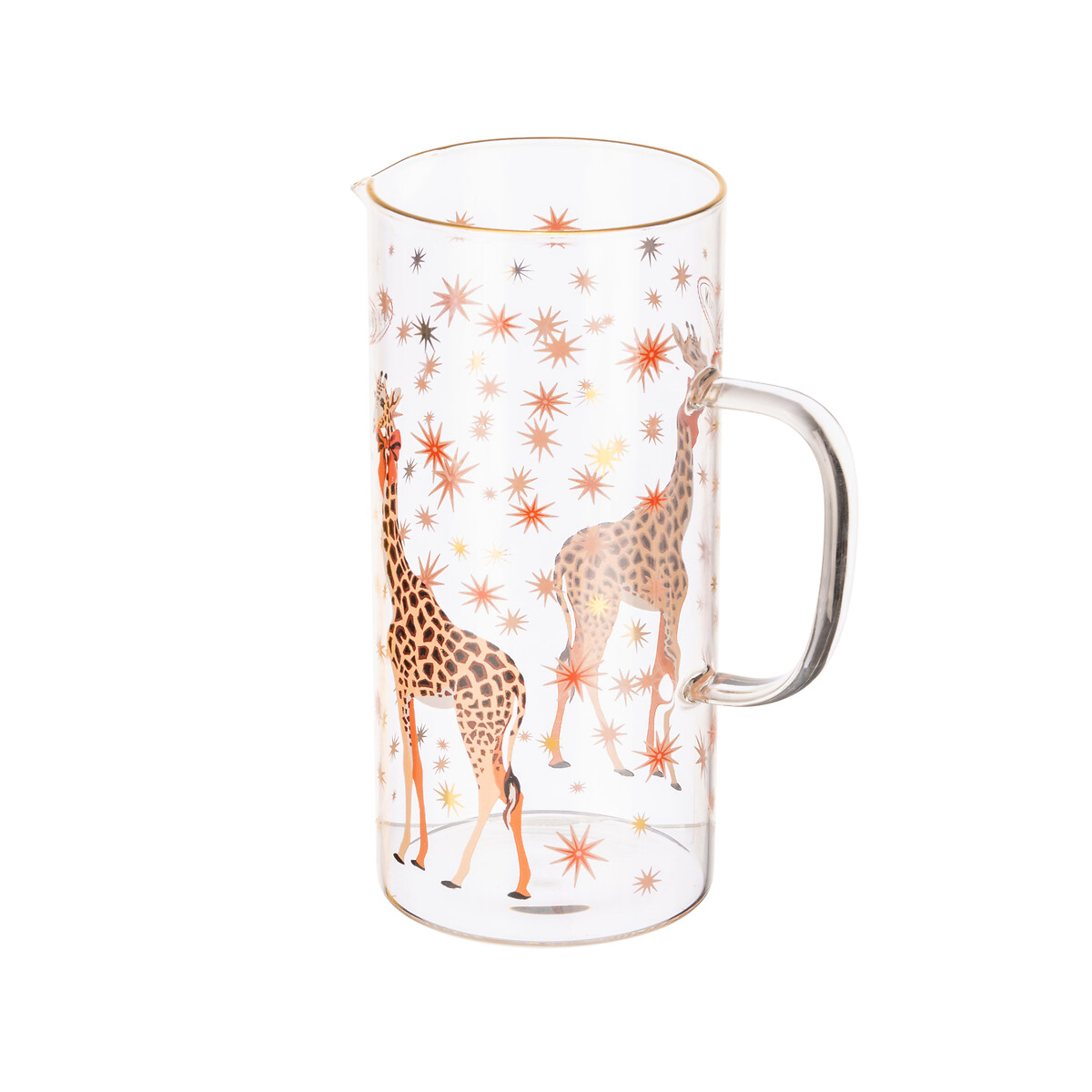 "Chin Chin" Giraffe Glass Jug transparent, YVONNE ELLEN