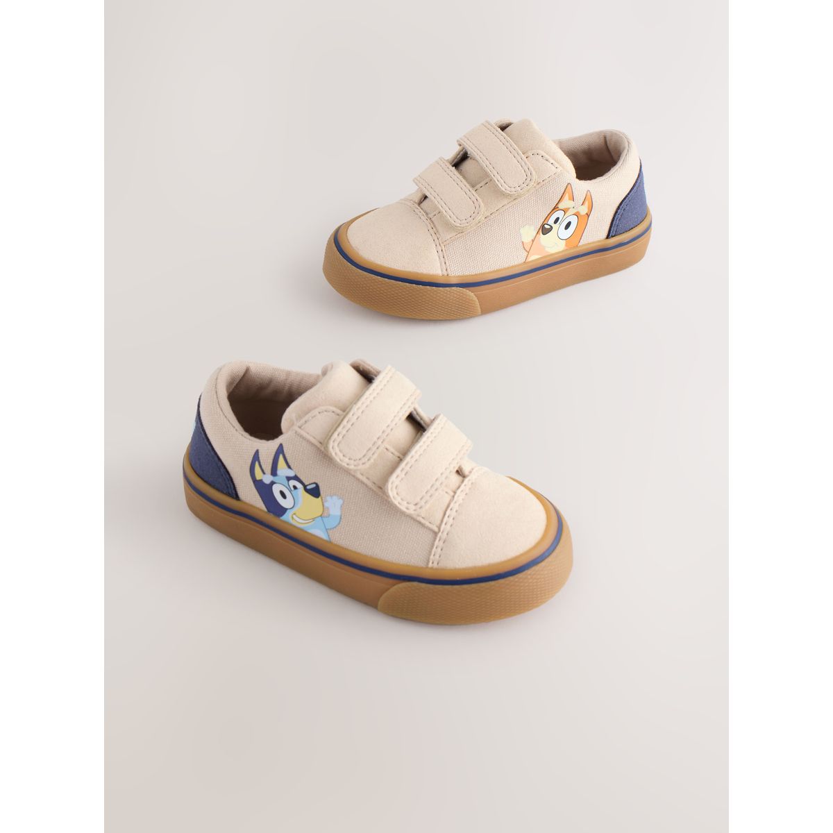 Baskets à fermeture scratch bluey naturel, NEXT