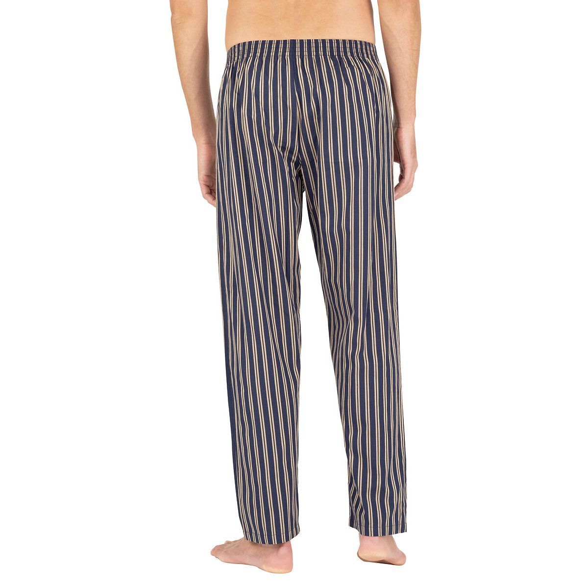 Pyjama col chemise rayé bleu marine, EMINENCE