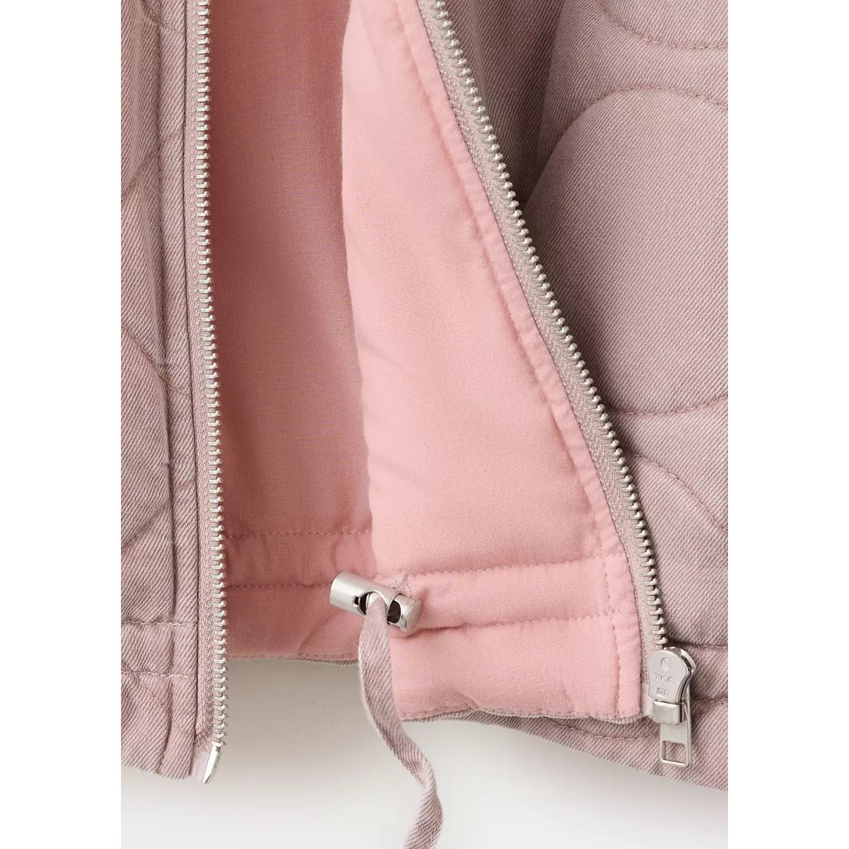 Veste matelassée détail coutures rose, MANGO TEEN