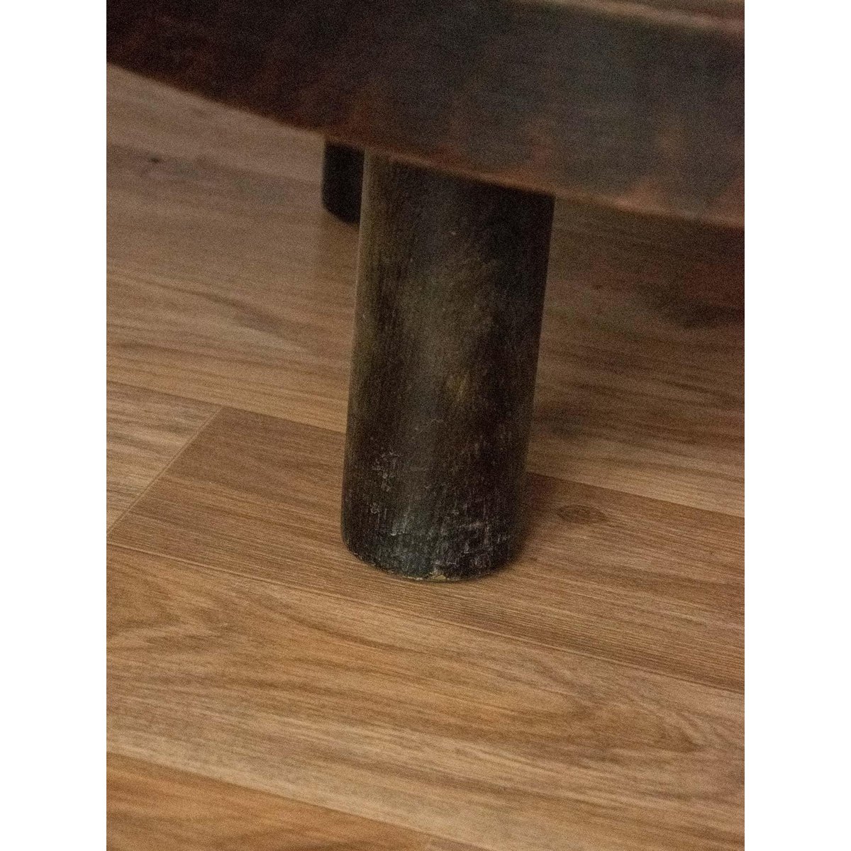 Table basse en céramique Léonie N°389 - Bon état bois foncé, DEBONGOUT