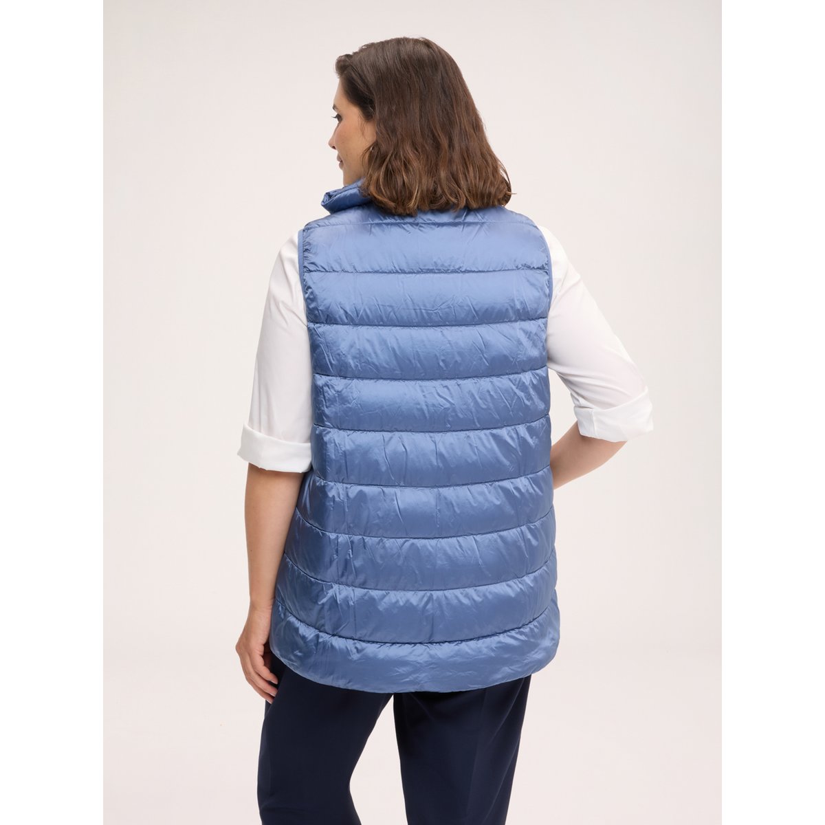 Gilet matelassé léger sans manches light - blue, FIORELLA RUBINO