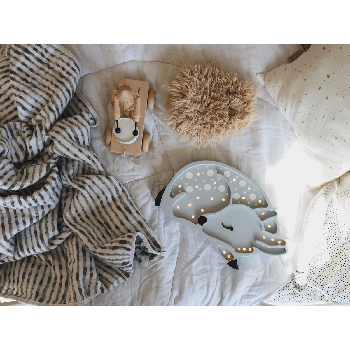Lampe Veilleuse Faon gris clair, LITTLE LIGHTS