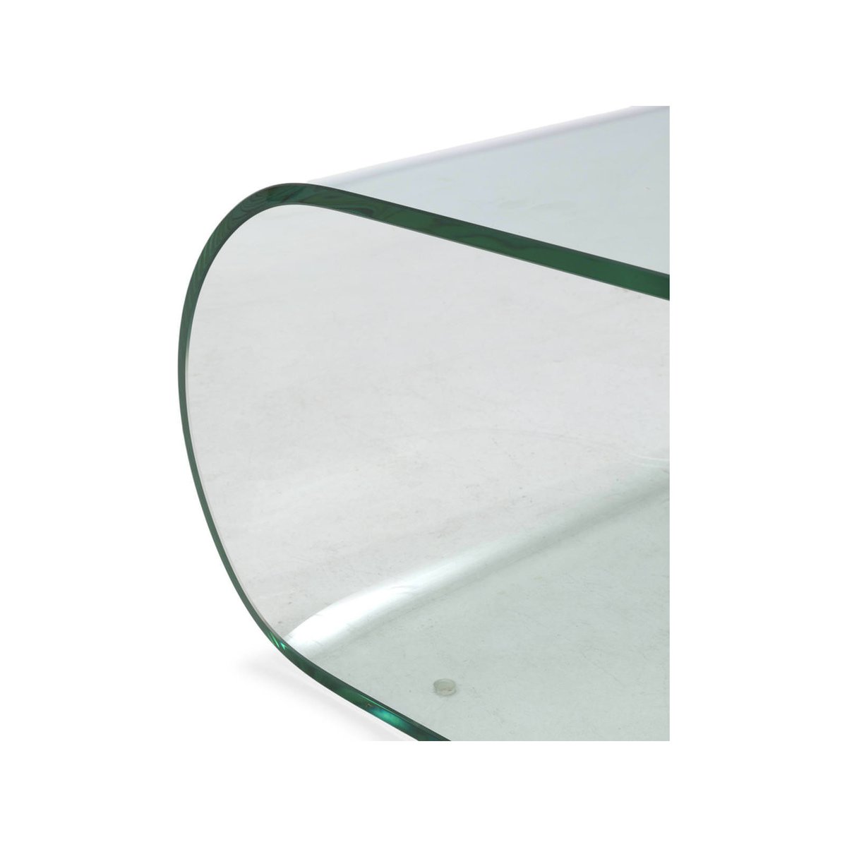Table basse en verre courbé transparent, RECOLLECTION