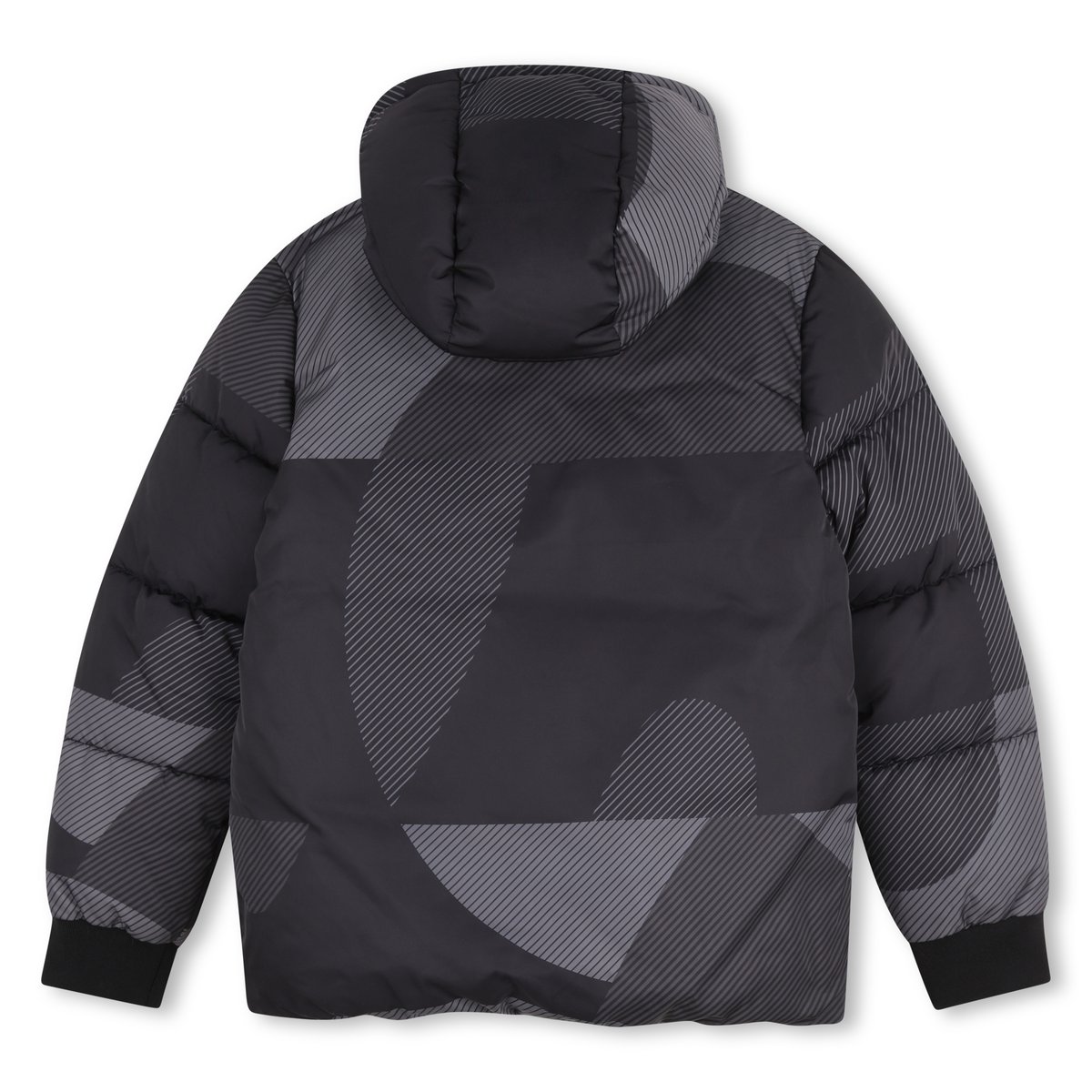 Doudoune à capuche black, BOSS KIDSWEAR