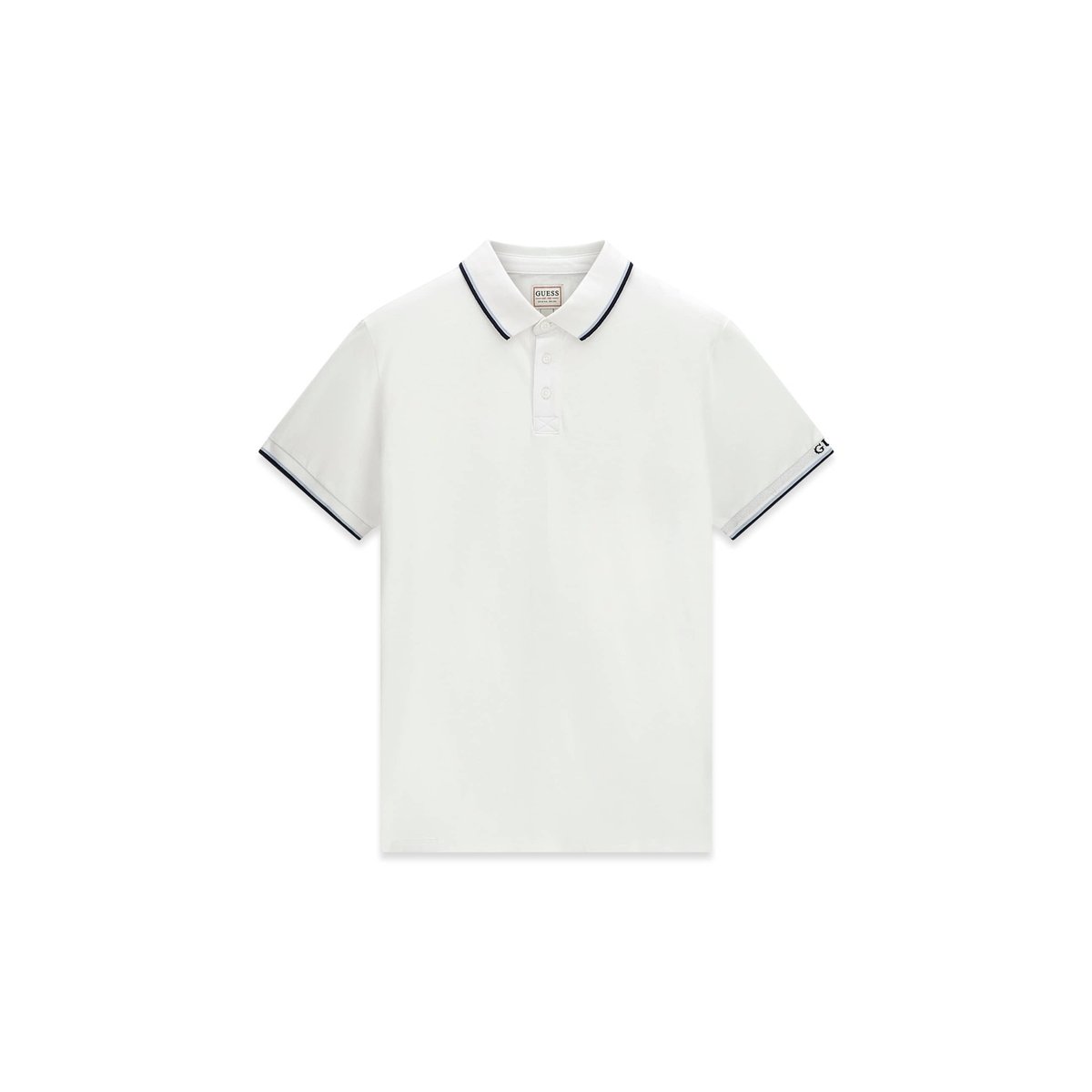 Polo Piqué blanc, GUESS