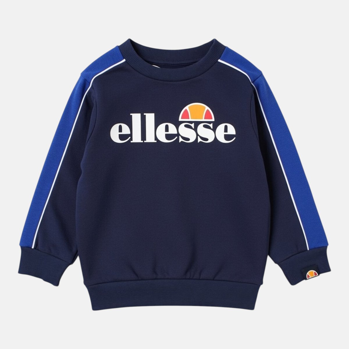 Ensemble sweat col zippé et pantalon de jogging TRAINING bleu marine, ELLESSE