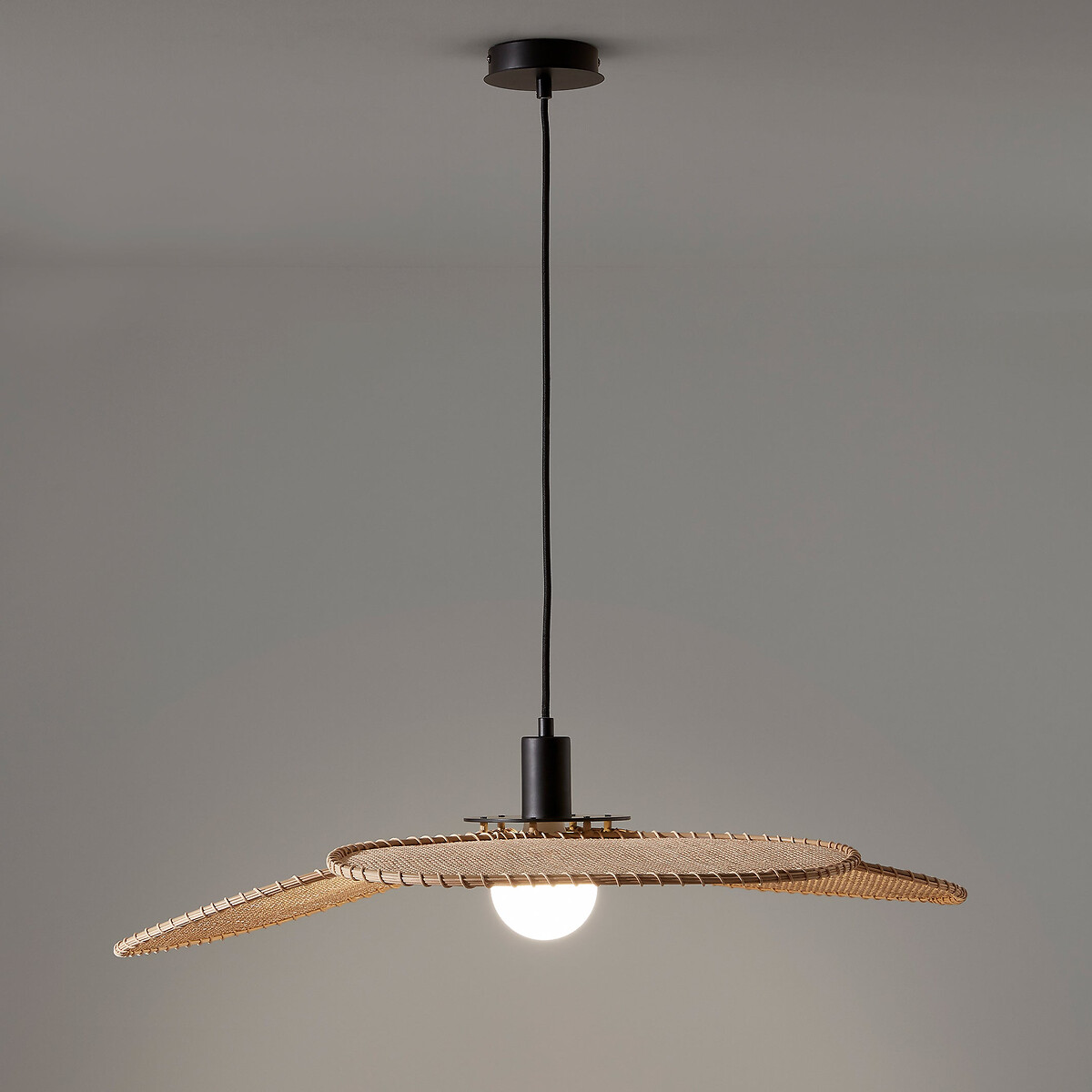Canopée small pedant lamp, designed by Emmanuel Gallina natural, EMMANUEL GALLINA X AM.PM