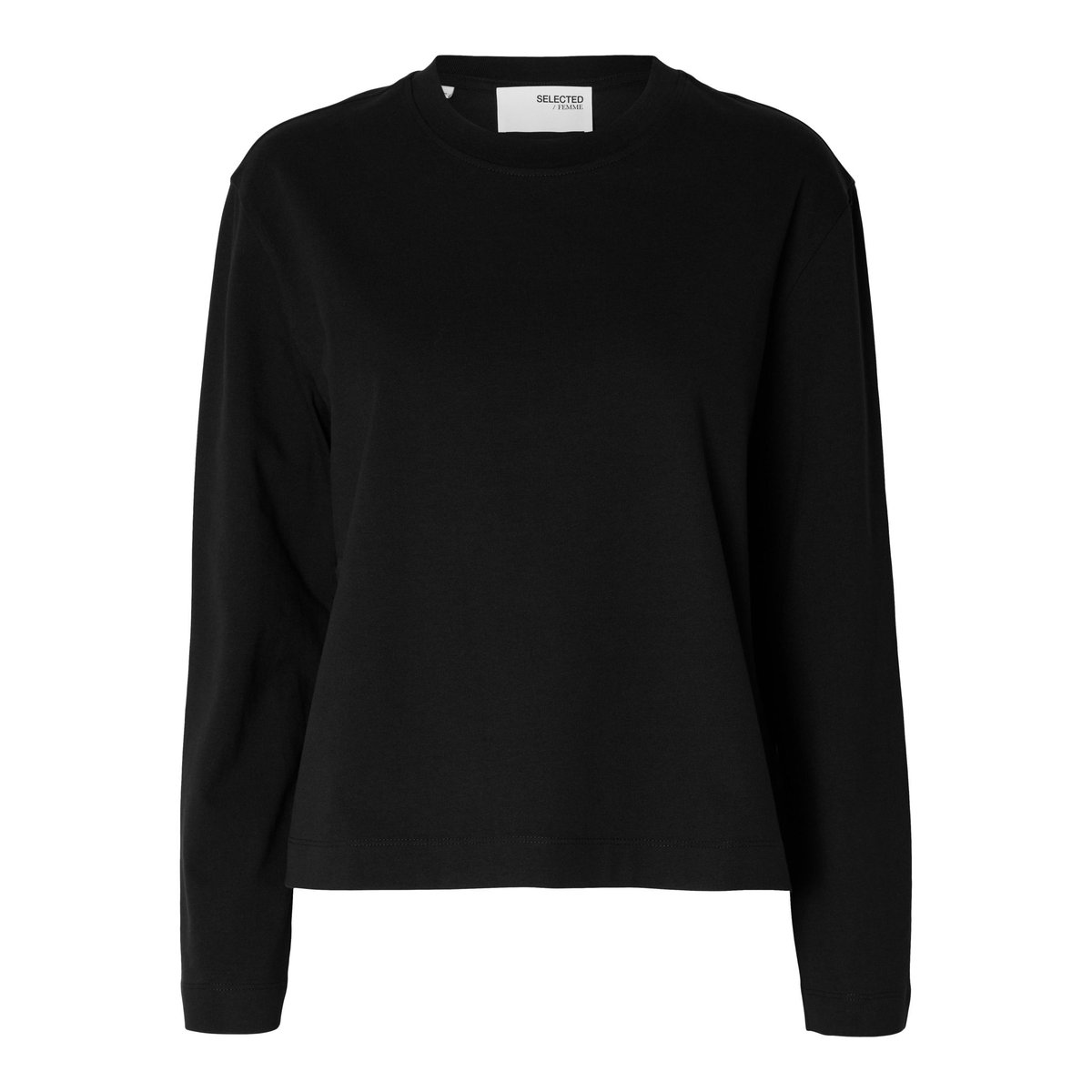 T-Shirt noir - black, SELECTED