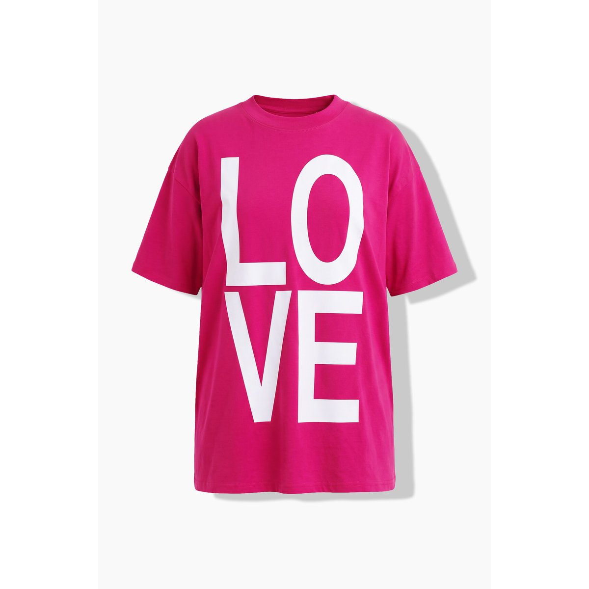 T-shirt oversize à manches courtes. Imprimé mauve foncé, STUDIO UNTOLD
