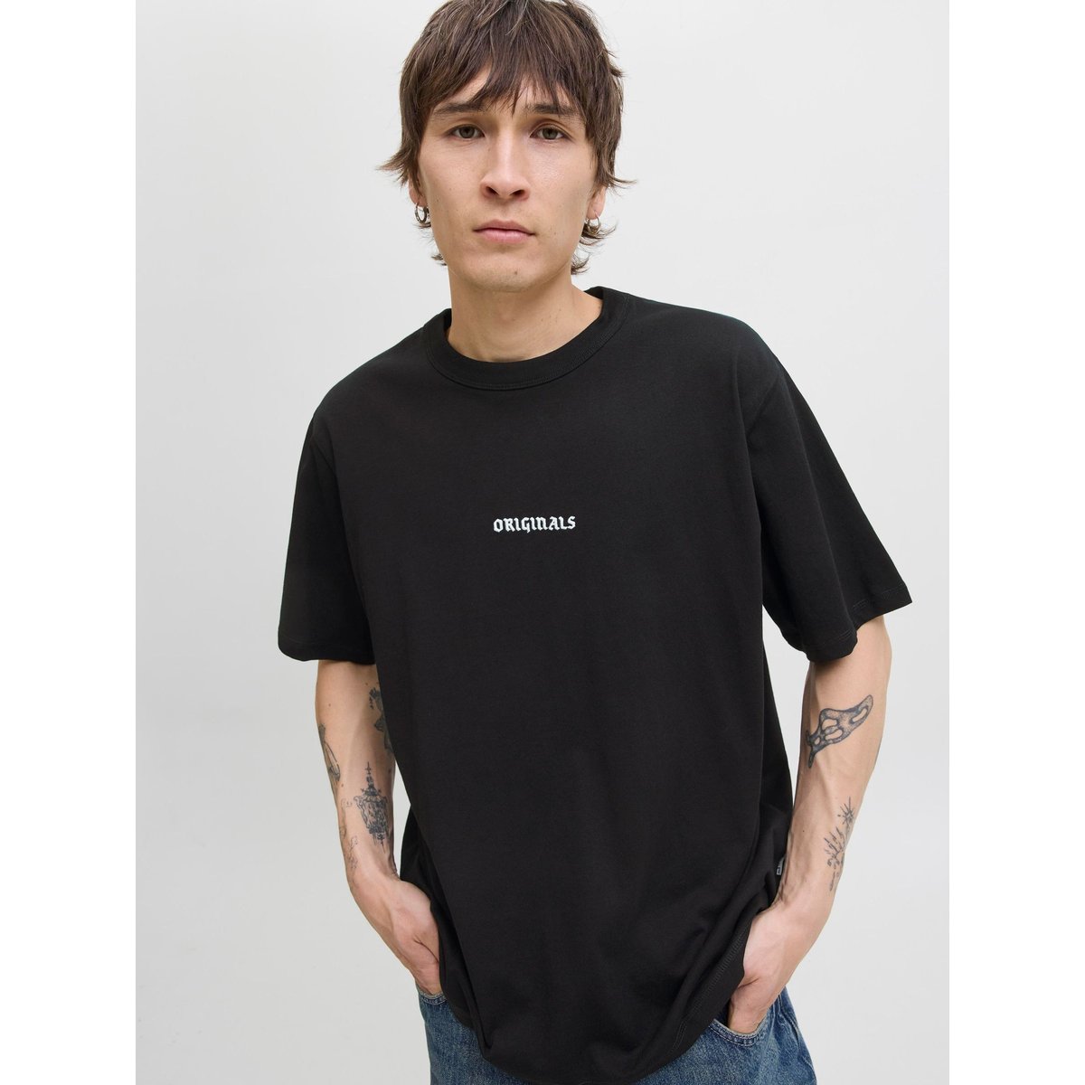 T-Shirt black 1, JACK & JONES