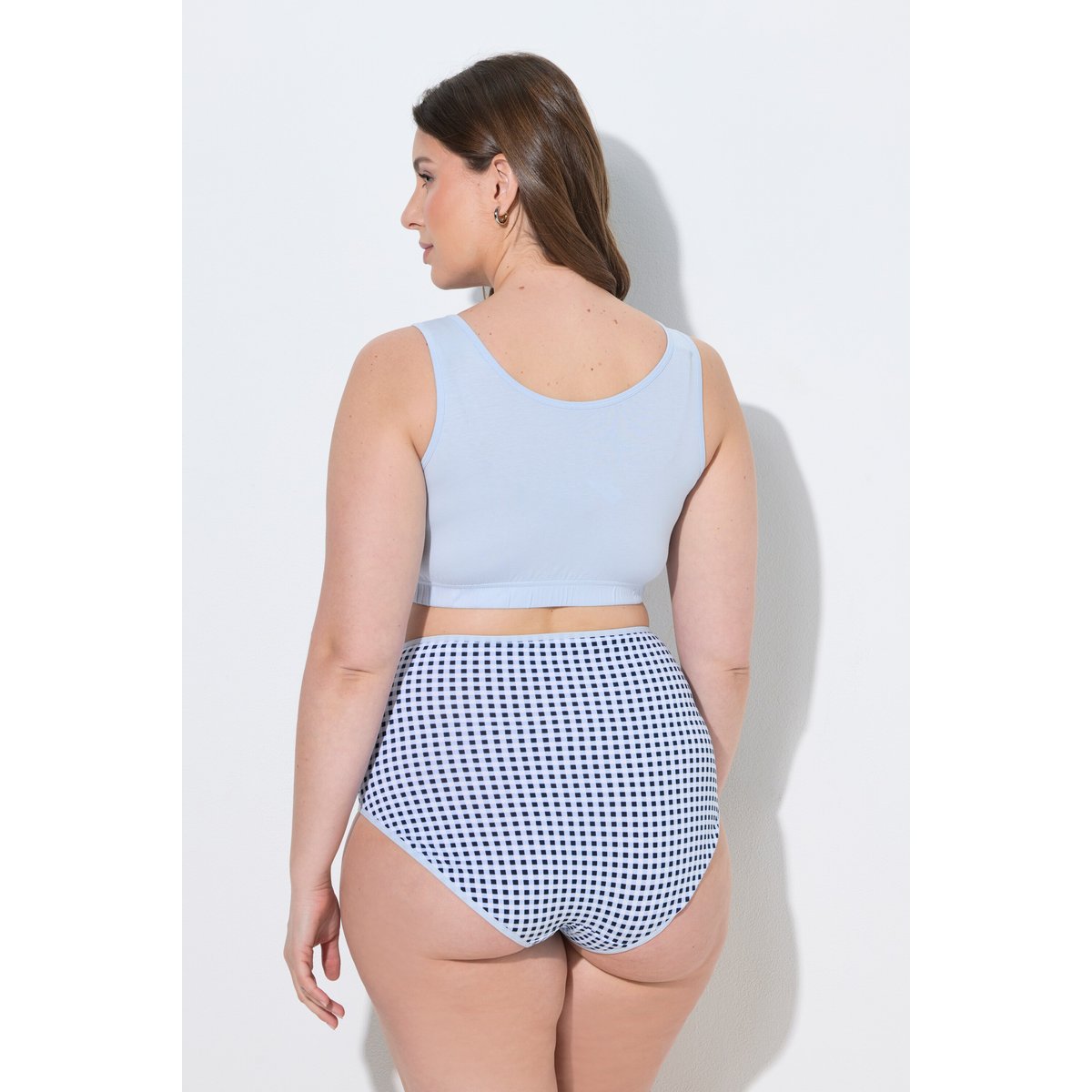 Lot de 2 brassières, décolleté rond bleu clair, ULLA POPKEN