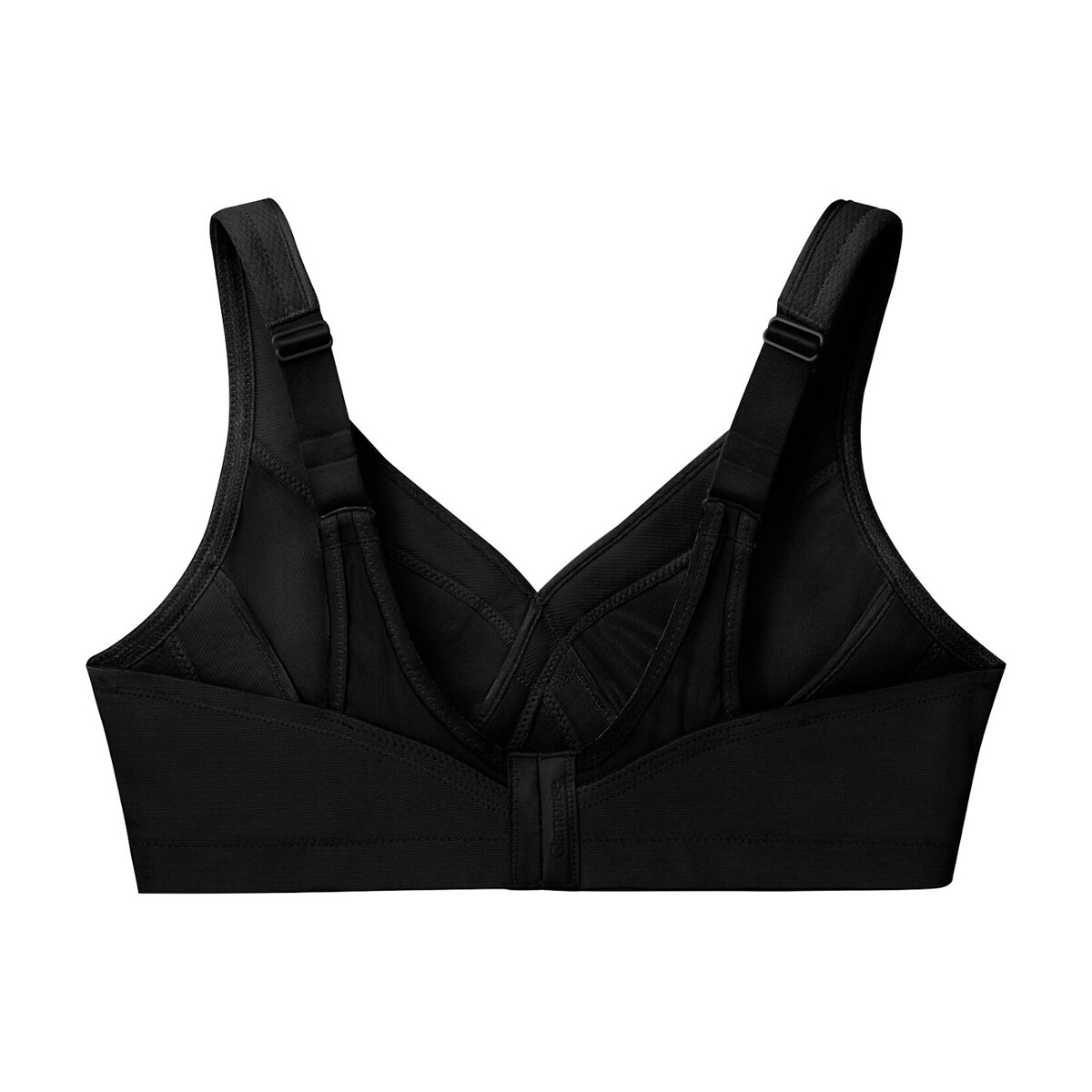 Soutien-gorge de sport, sans armatures, Magic Lift noir, GLAMORISE