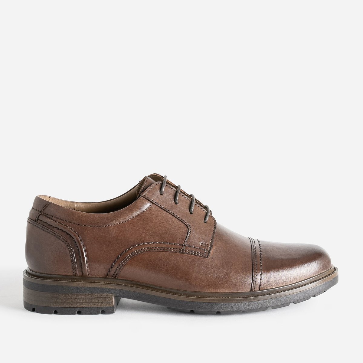 Derby en cuir CARLITO marron, ERAM