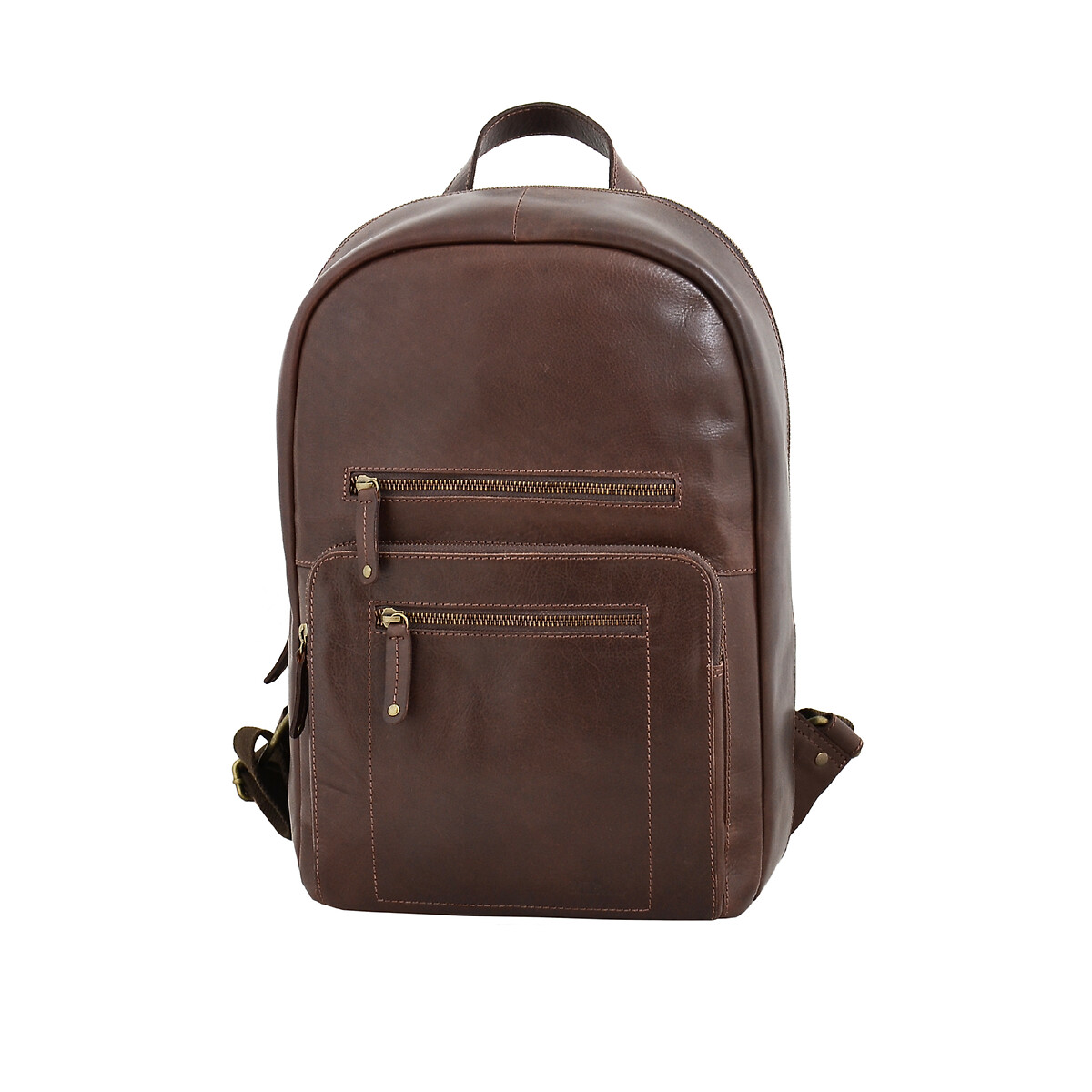 Mochila em pele Adventure 013, MP castanho, MP
