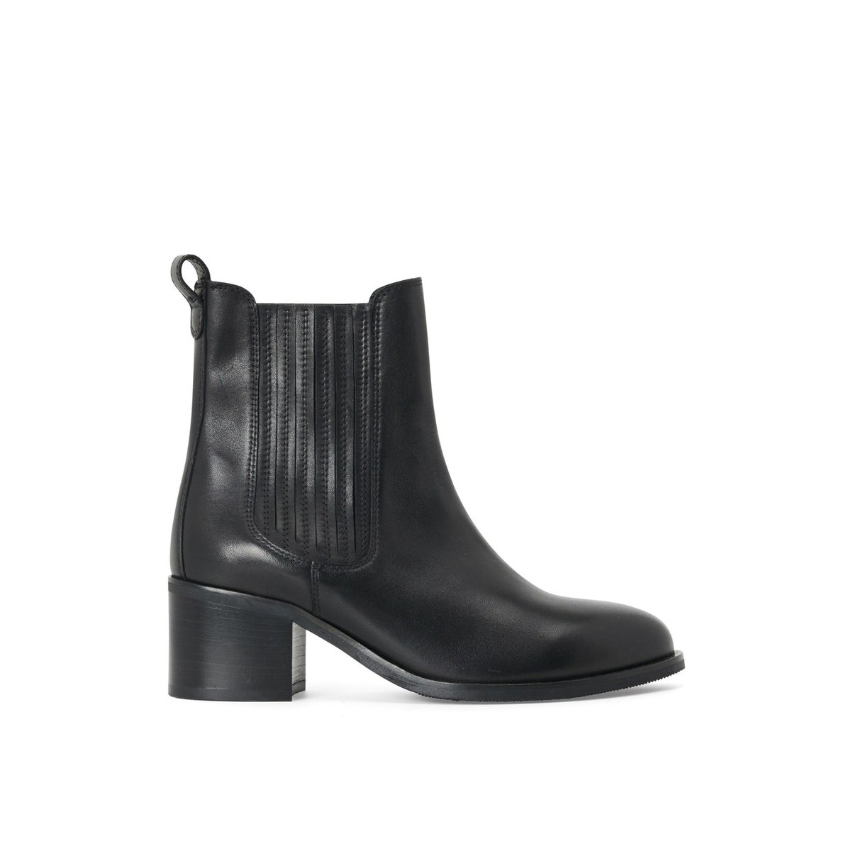 Boots À Talon en cuir BARNEY noir, MELLOW YELLOW
