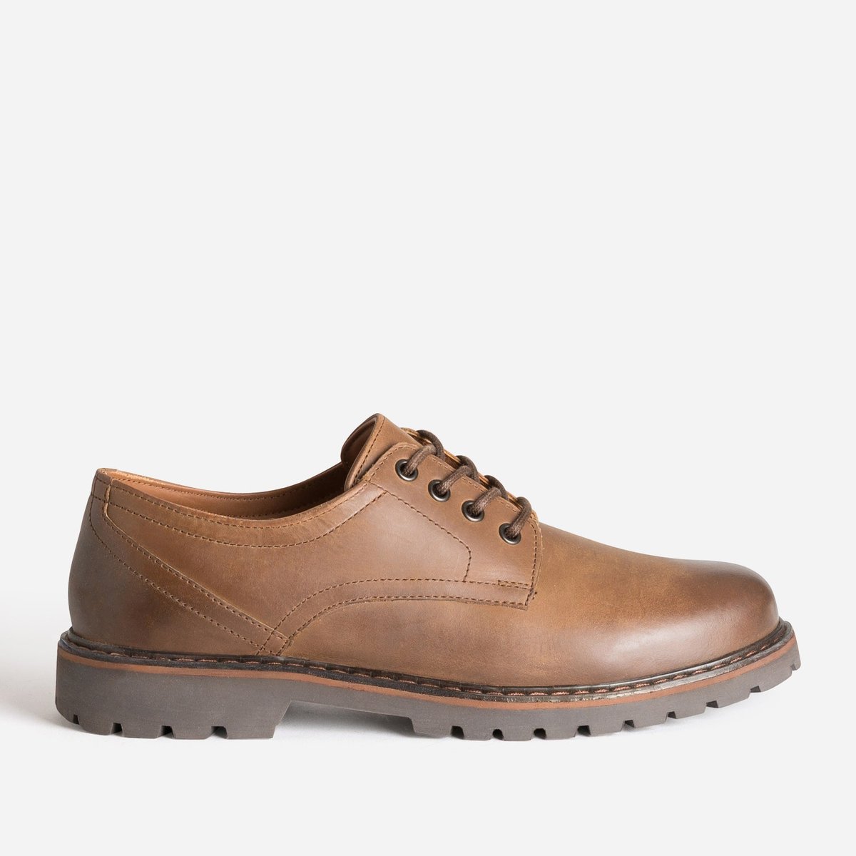 Derby en cuir FABRIZZIO cognac, ERAM