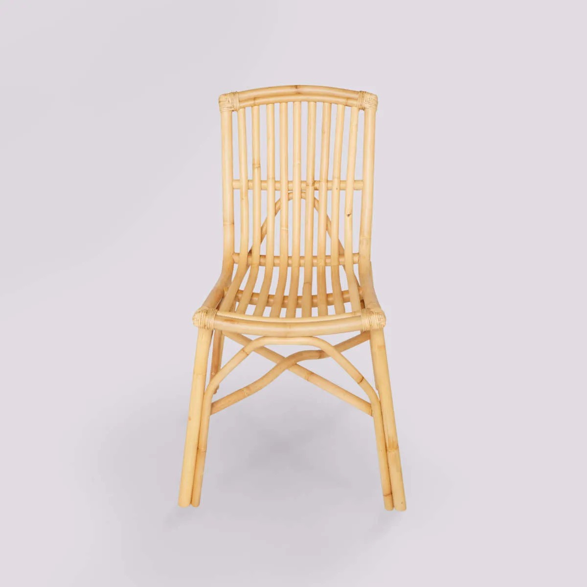 Chaise en rotin MAGALIE rotin teinté "miel", KOK