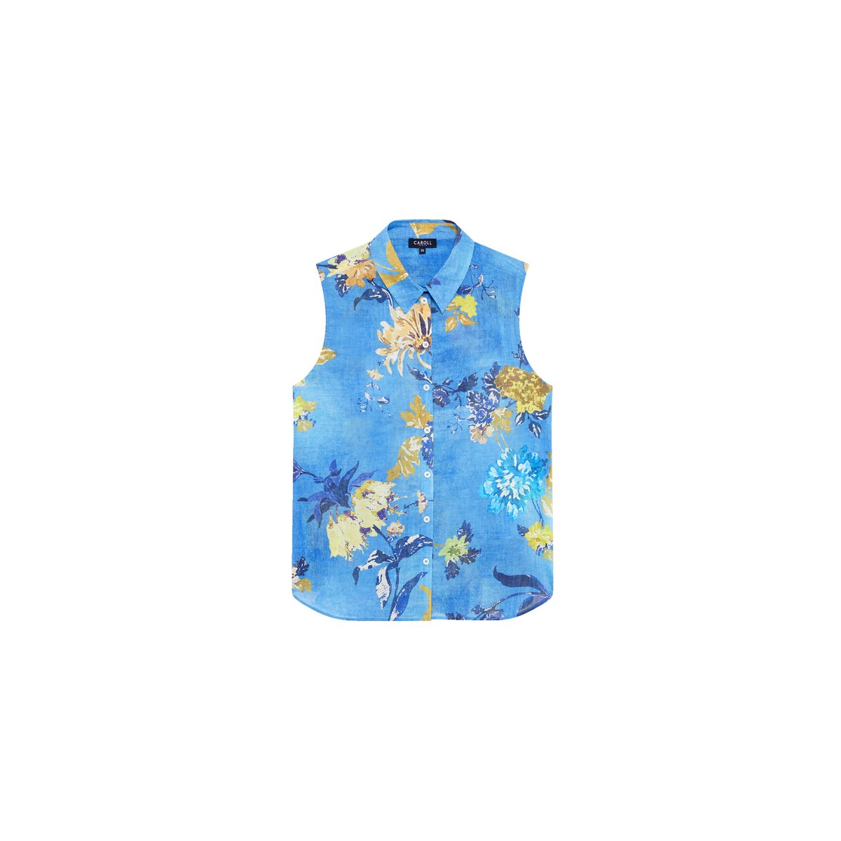 Chemise droite col CHEMISE CJESSIL bleu, CAROLL