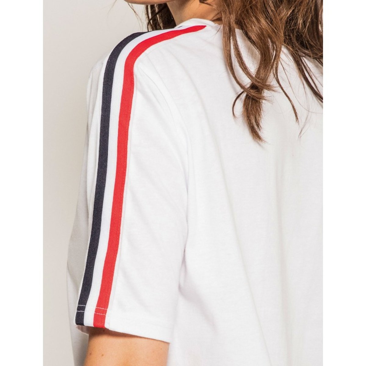T-shirt Col Rond Faustine blanc, DONA LISA