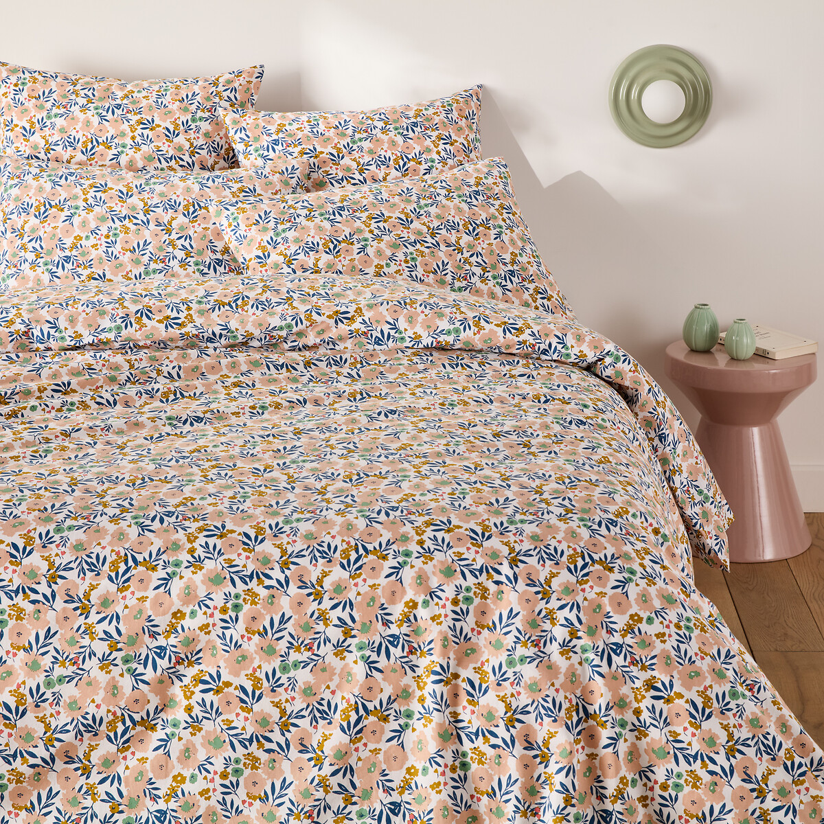 Housse de couette en percale de coton, Ohara imprimé, LA REDOUTE INTERIEURS