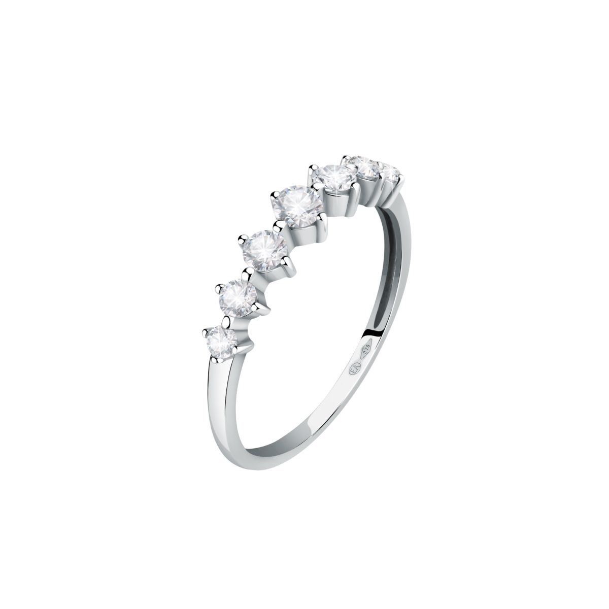 Bague en or blanc 375 B-CLASSIC argent, BLUESPIRIT