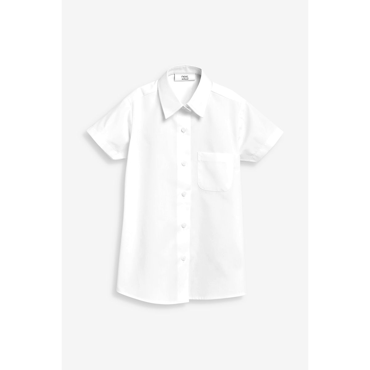 5 chemises à manches longues - coupe slim white, NEXT