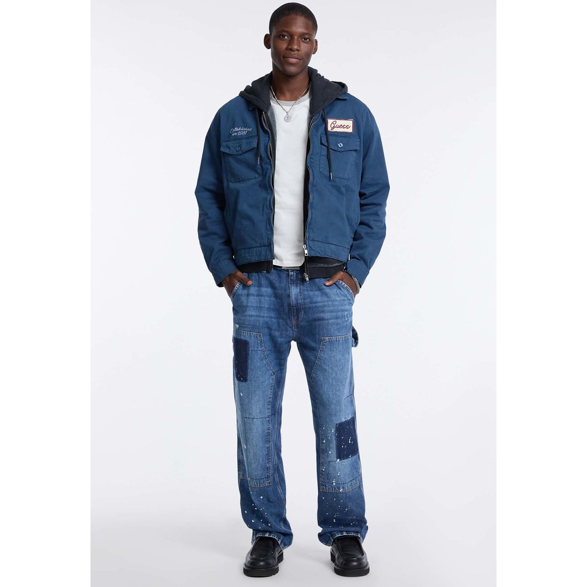 Jean Carpenter bleu, GUESS JEANS