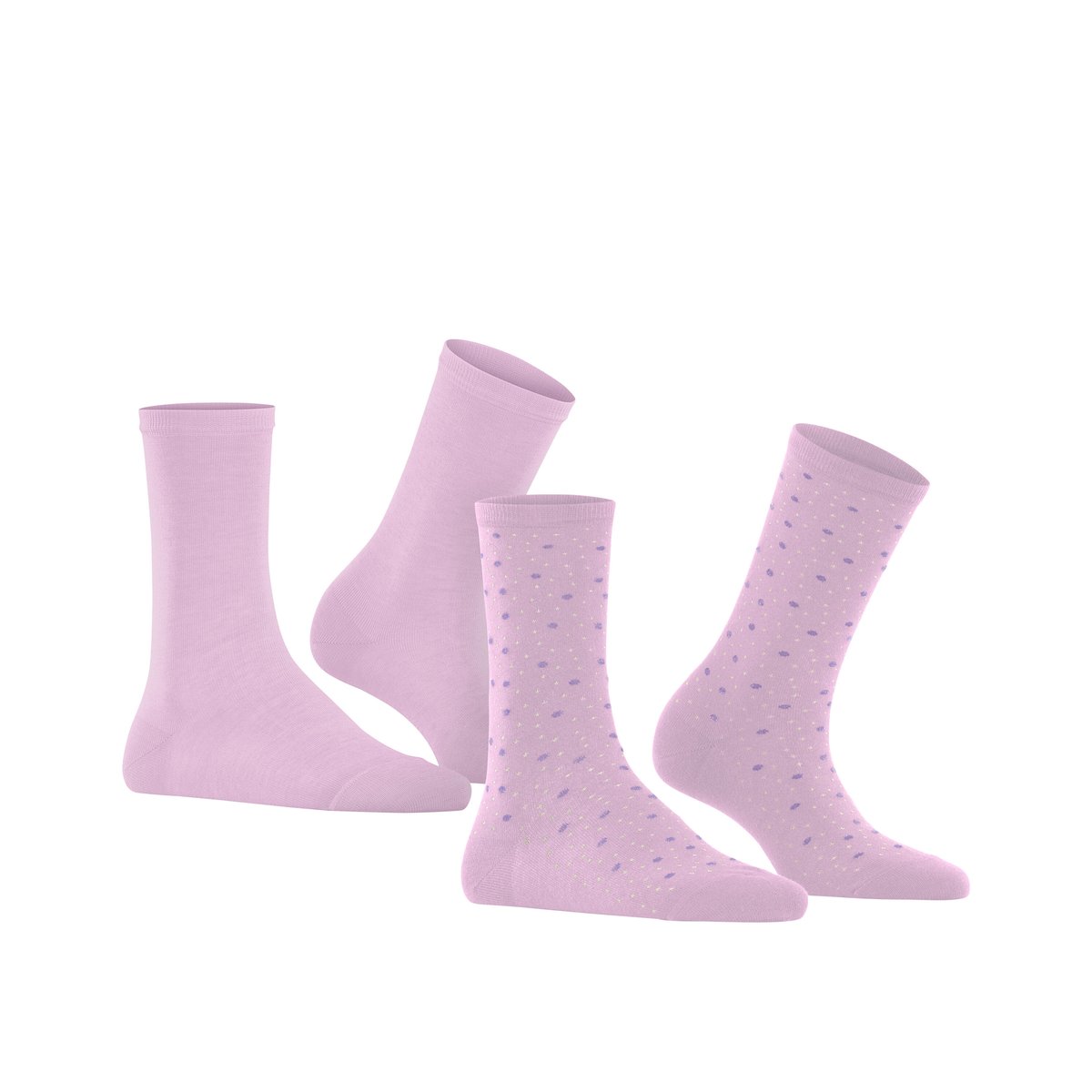 Chaussettes Playful Dot 2-Pack Opaque bleu, ESPRIT
