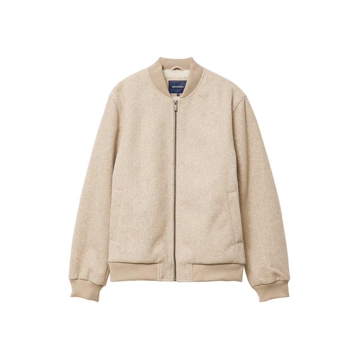 Blouson doublé manches longues beige, BONOBO