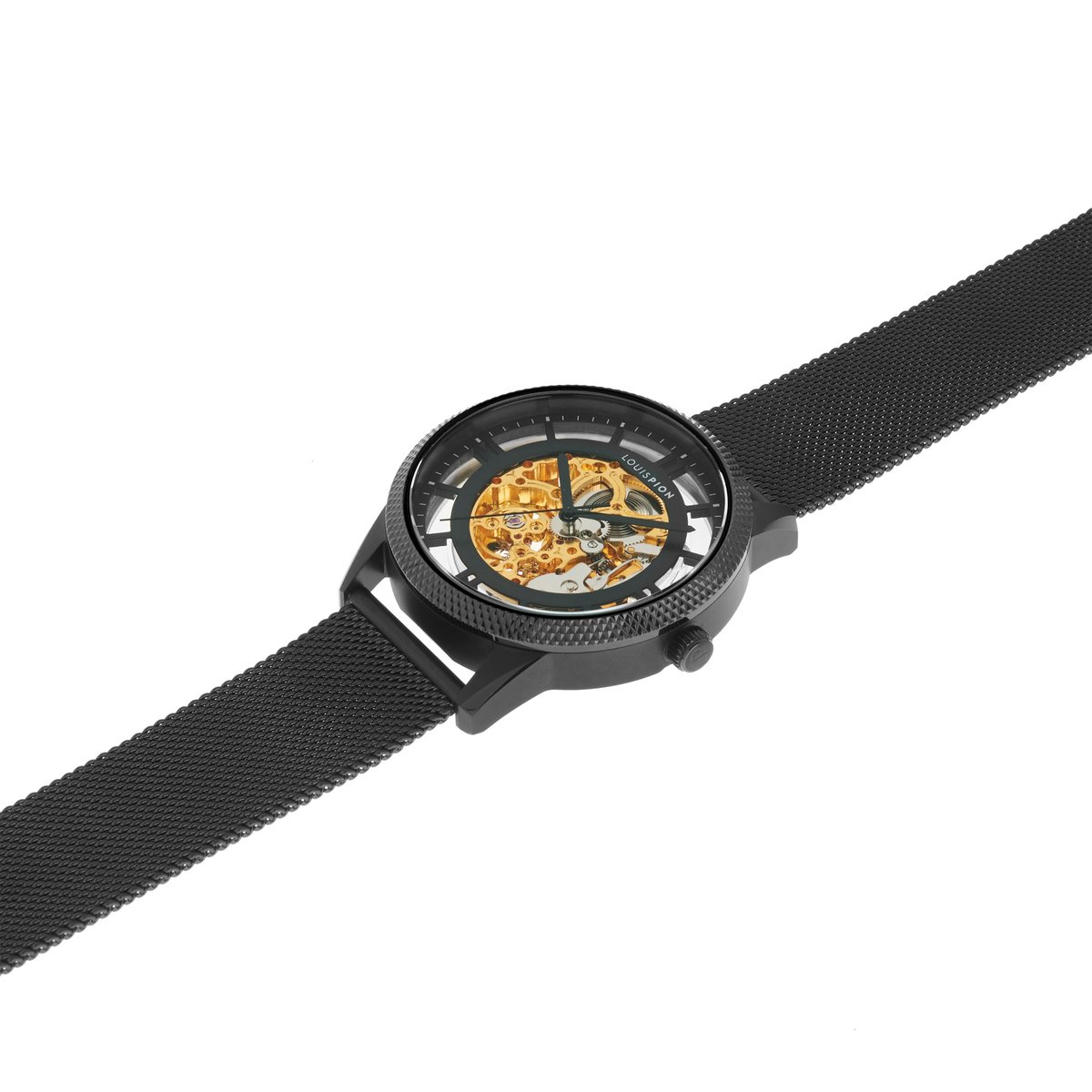 Montre Analogique ACHILLE noir doré noir, LOUIS PION