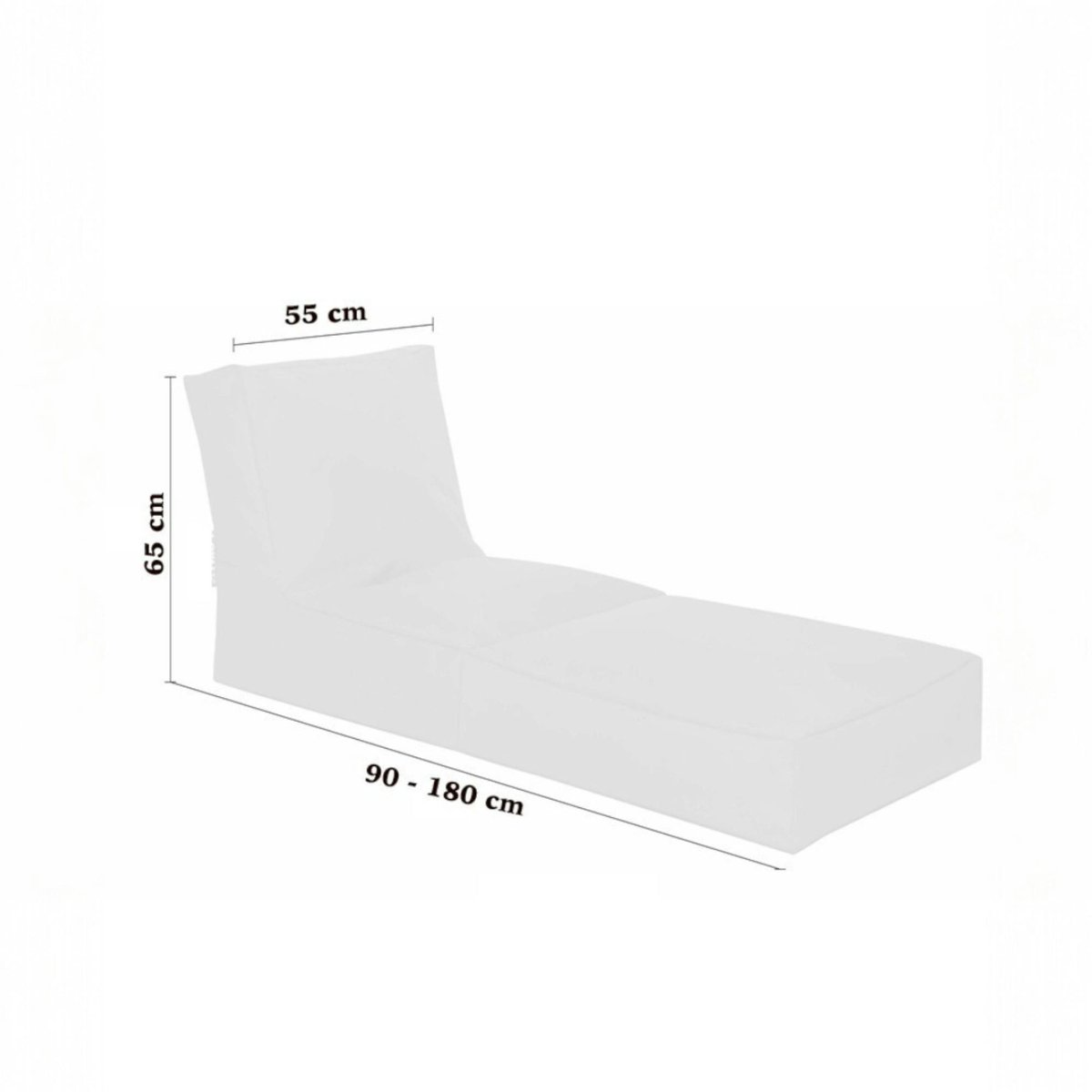 Chilienne de jardin dépliable en tissu imperméable ARTA rose, PIER IMPORT