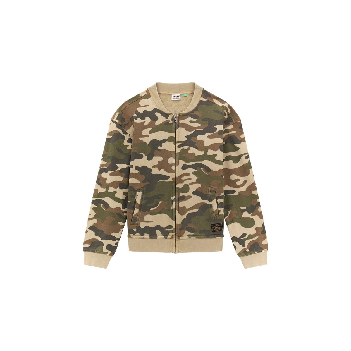 Sweat-Shirt Bomber Camouflage camouflage, GUESS