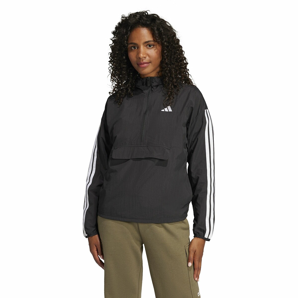 Coupe-vent Woven Essentials 3-Stripes noir, ADIDAS SPORTSWEAR