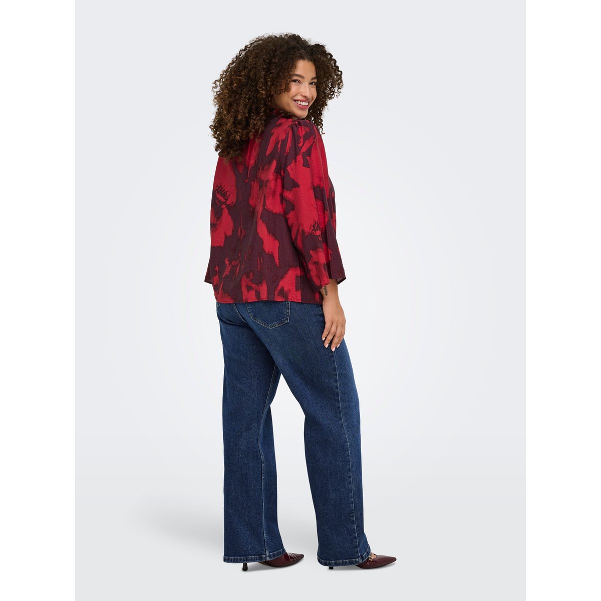 Blouse rouge - scooter 1, ONLY CARMAKOMA