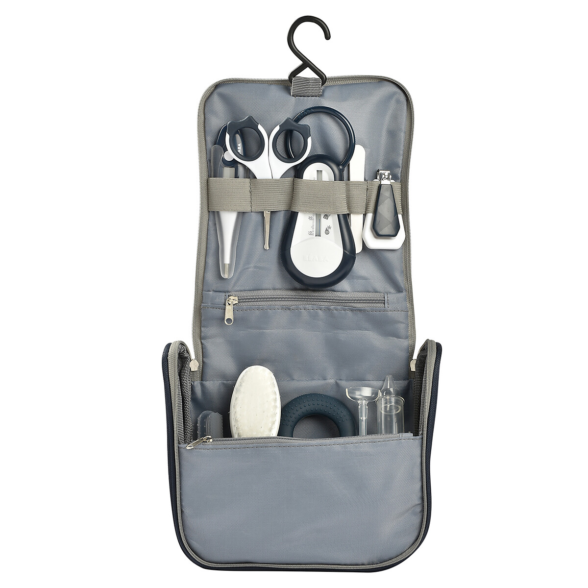 Trousse de toilette nomade 9 accessoires bleu nuit, BEABA