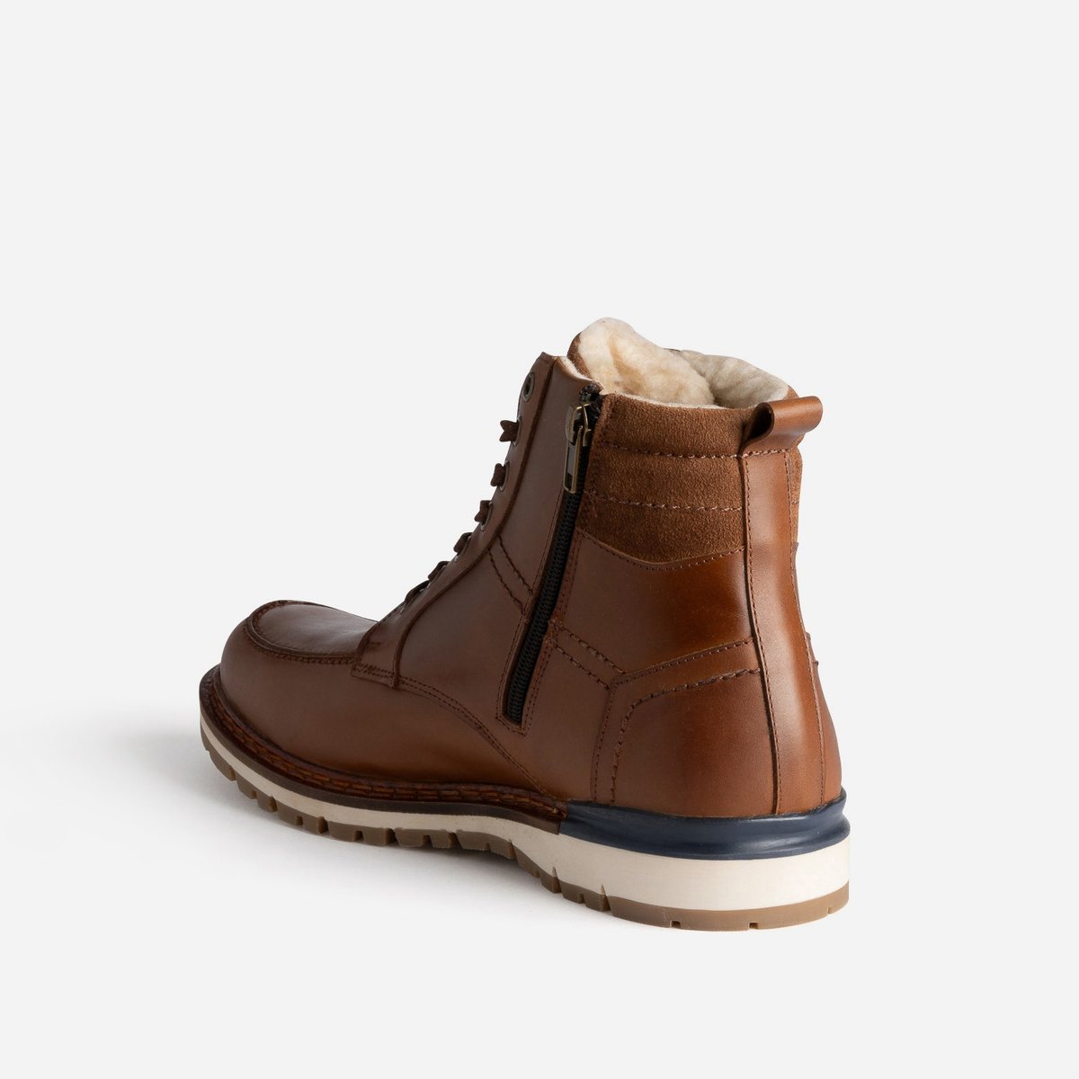 Boots en cuir ANTOINE cognac, ERAM