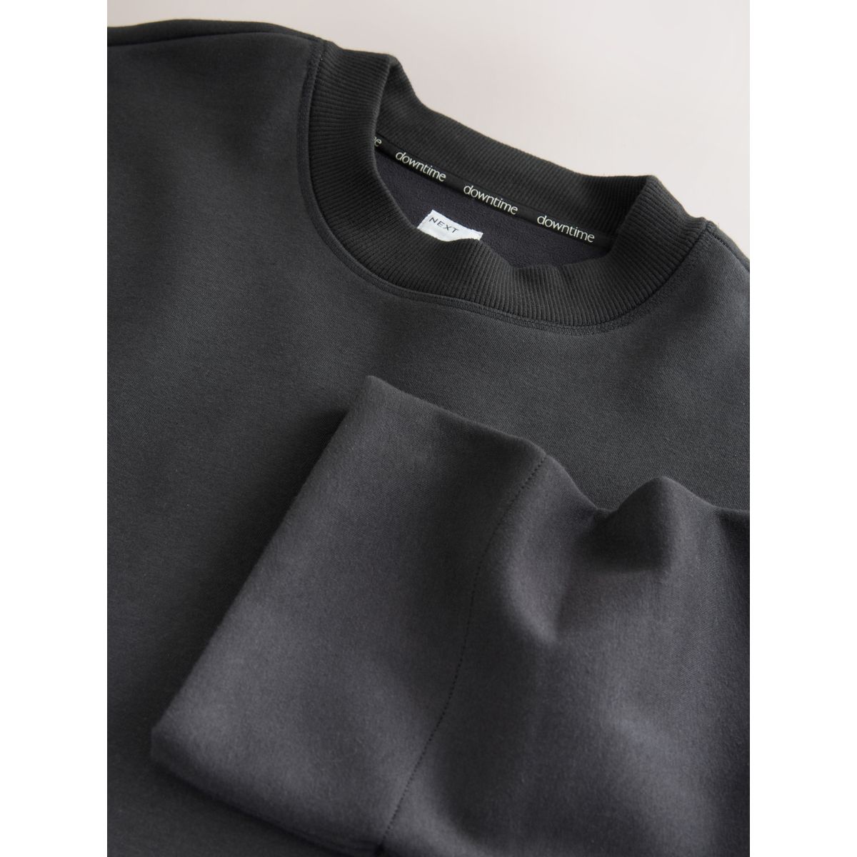 Sweatshirt en polaire noir, NEXT