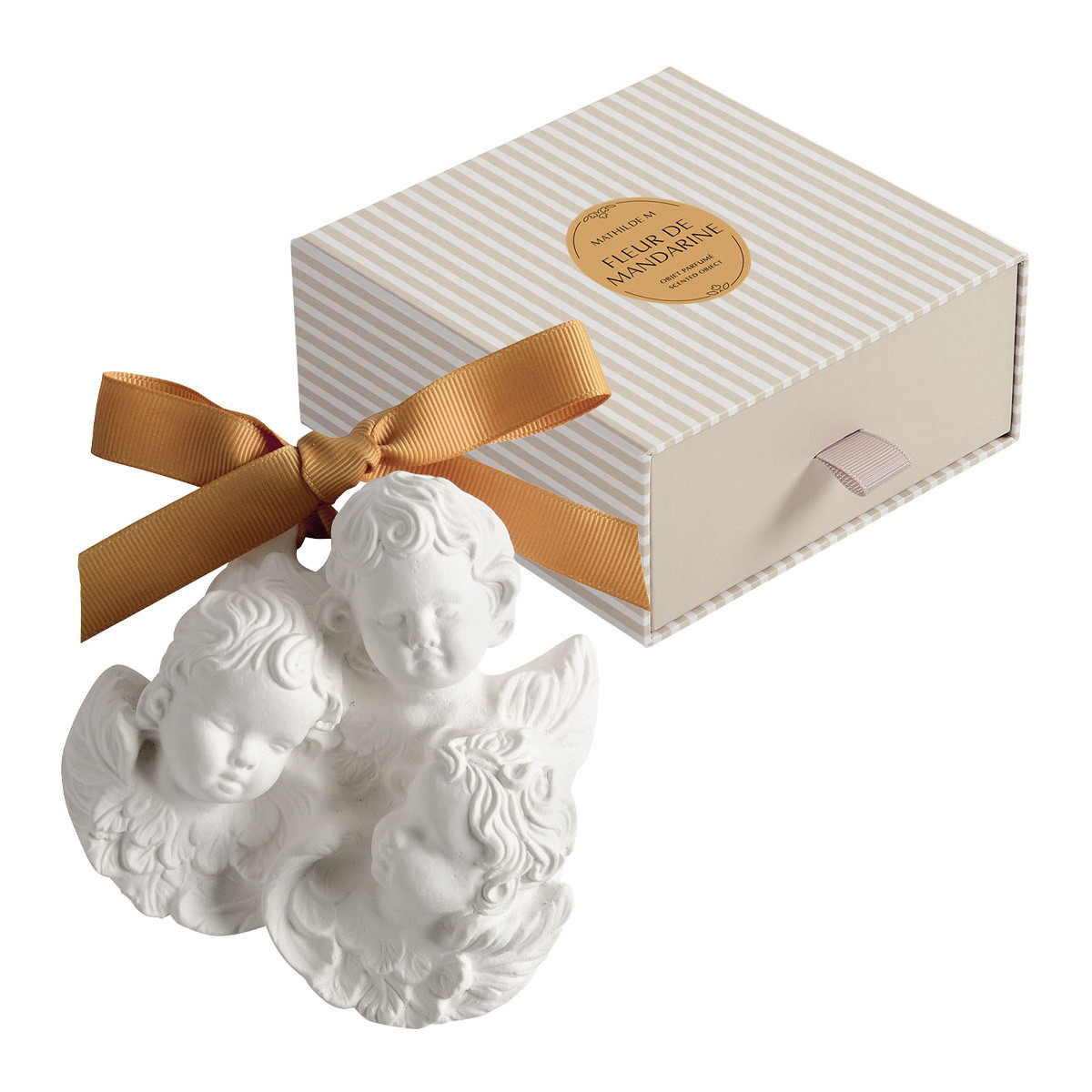Décor parfumé Angelots - FLEUR DE MANDARINE blanc, MATHILDE M