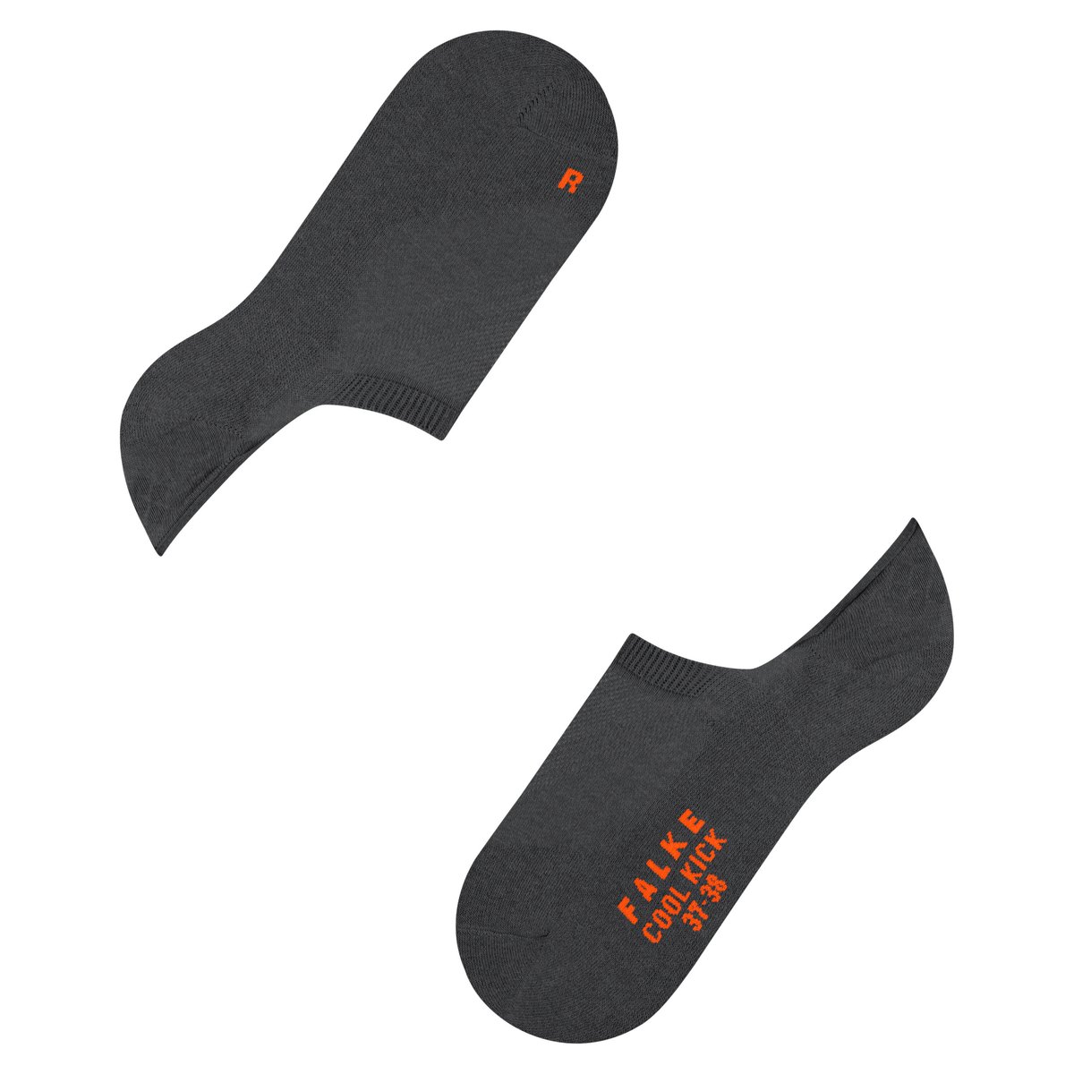 Chaussettes invisibles Cool Kick Fibre artificielle gris, FALKE