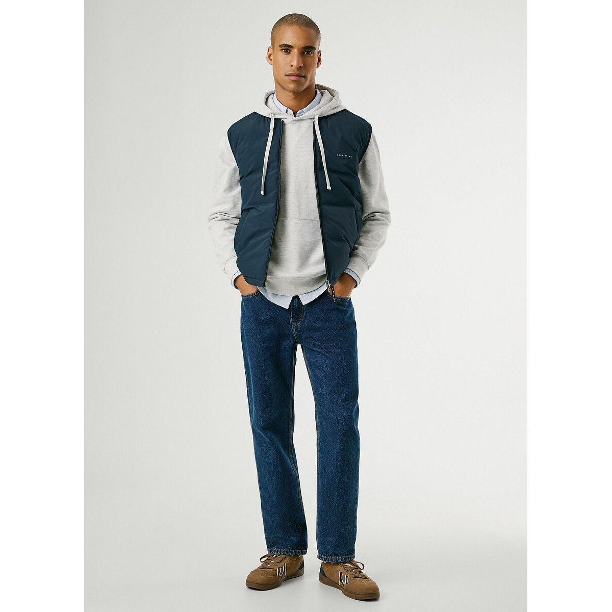 Jean Straight Byron bleu foncé, PEPE JEANS