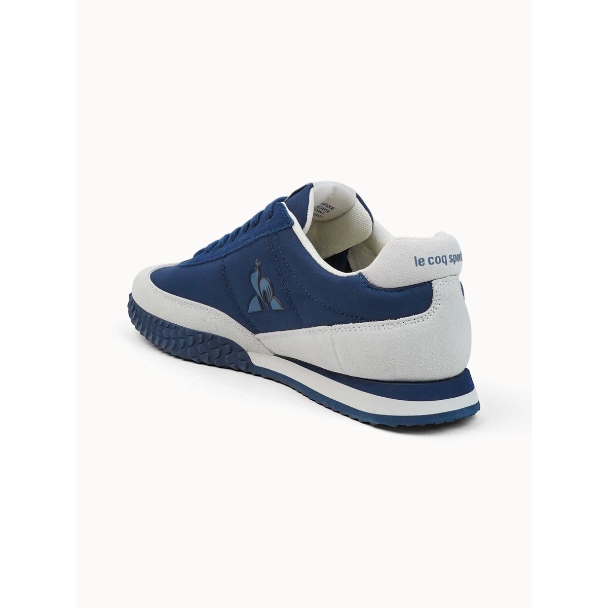 Sneakers retro-running en textile et suede Veloce dress blue/ vaporous gray, LE COQ SPORTIF