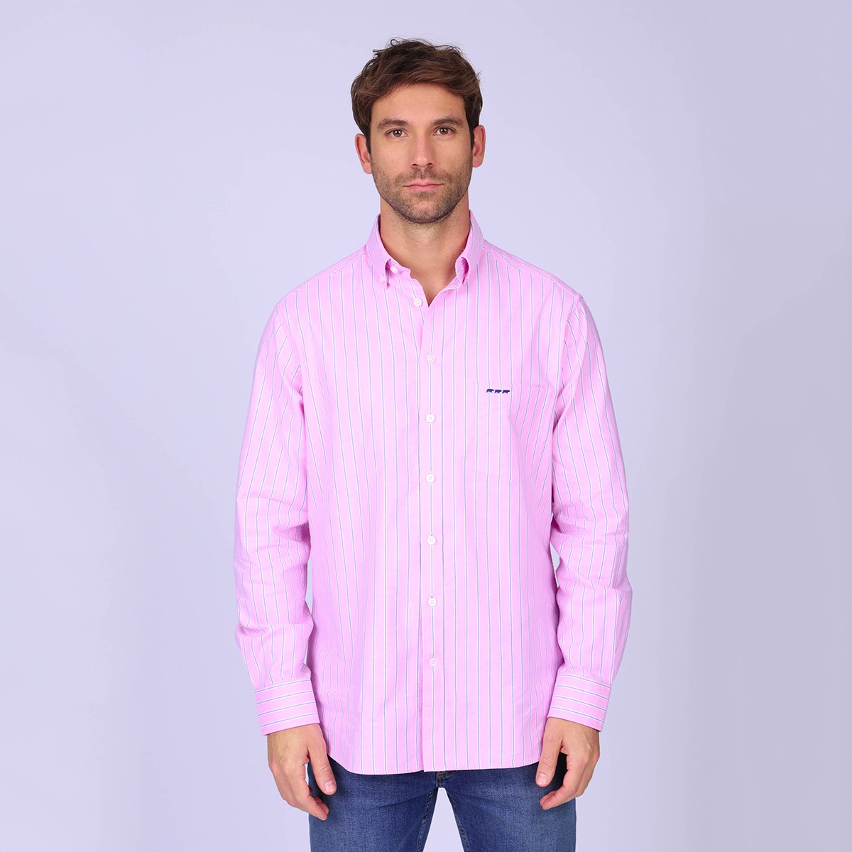 Chemise oxford rose clair, MISE AU GREEN